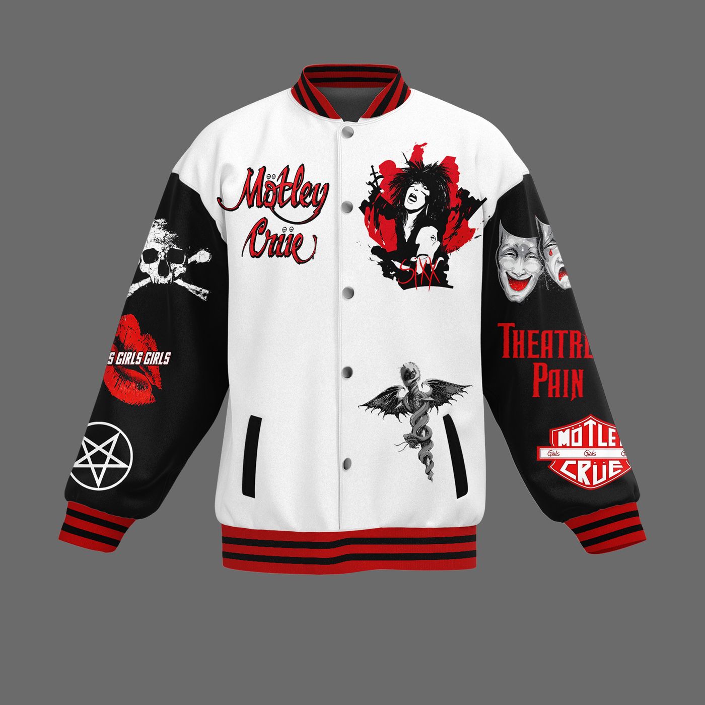 Motley Crue New Premium Baseball Jacket Gift For Fan