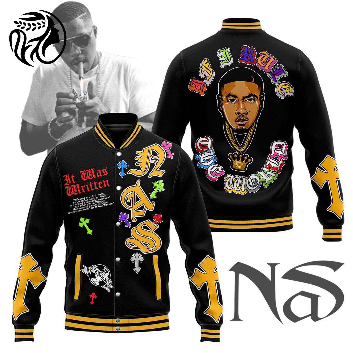 Nas New Premium Baseball Jacket Gift For Fan