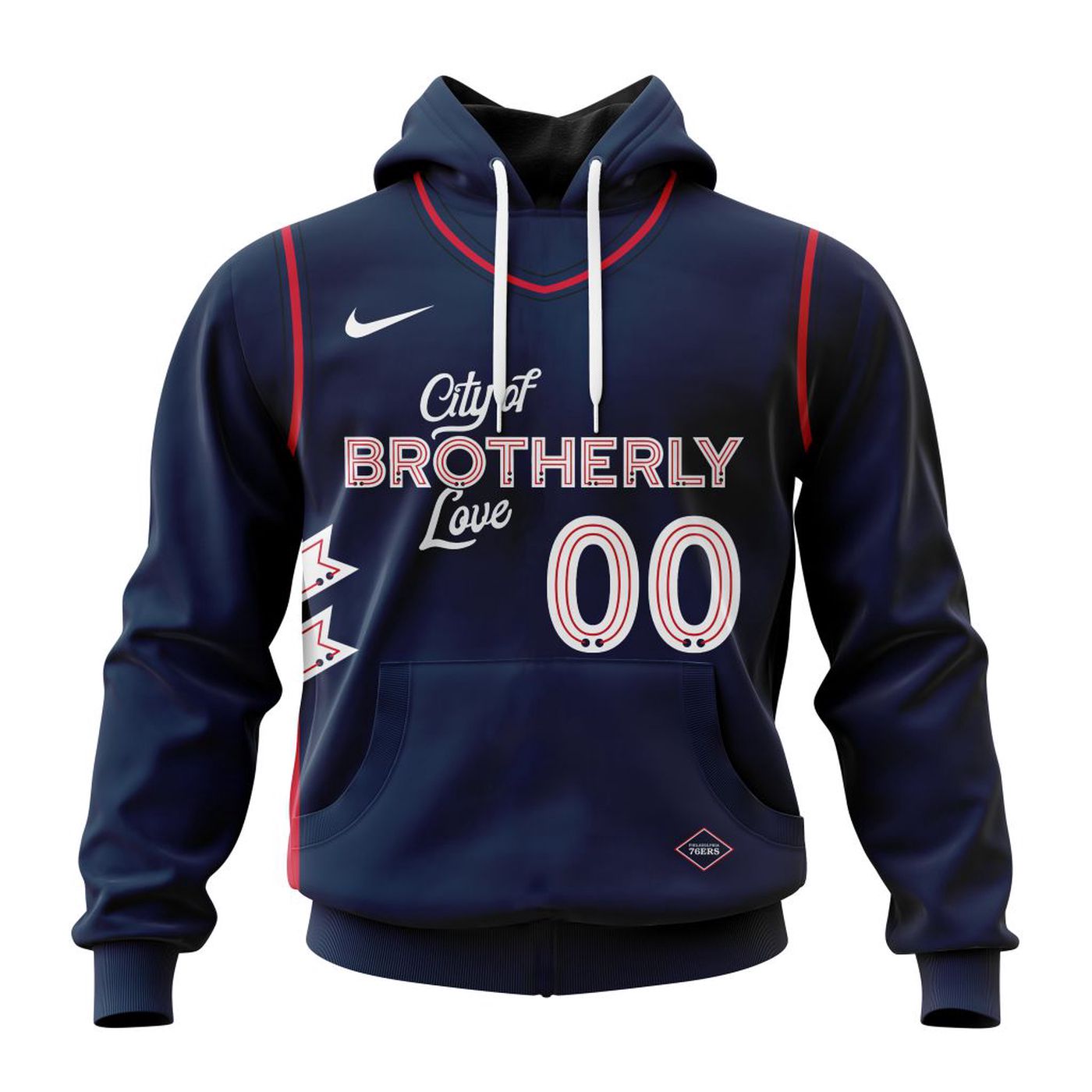 NBA Philadelphia 76ers Personalized City Edition 2024 Kits 3d Printed Hoodie 3d Printed Hoodie
