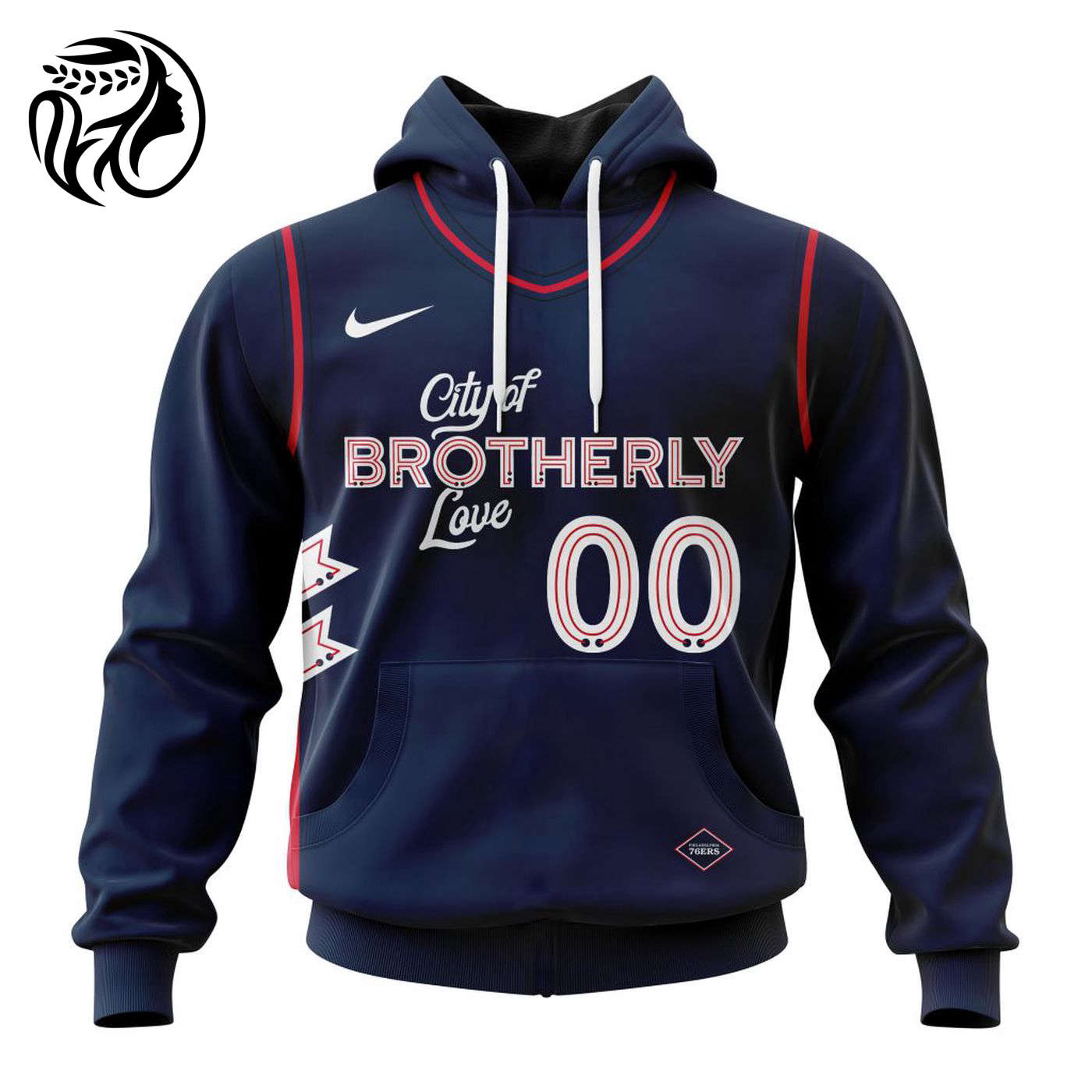 NBA Philadelphia 76ers Personalized City Edition 2024 Kits 3d Printed Hoodie 3d Printed Hoodie