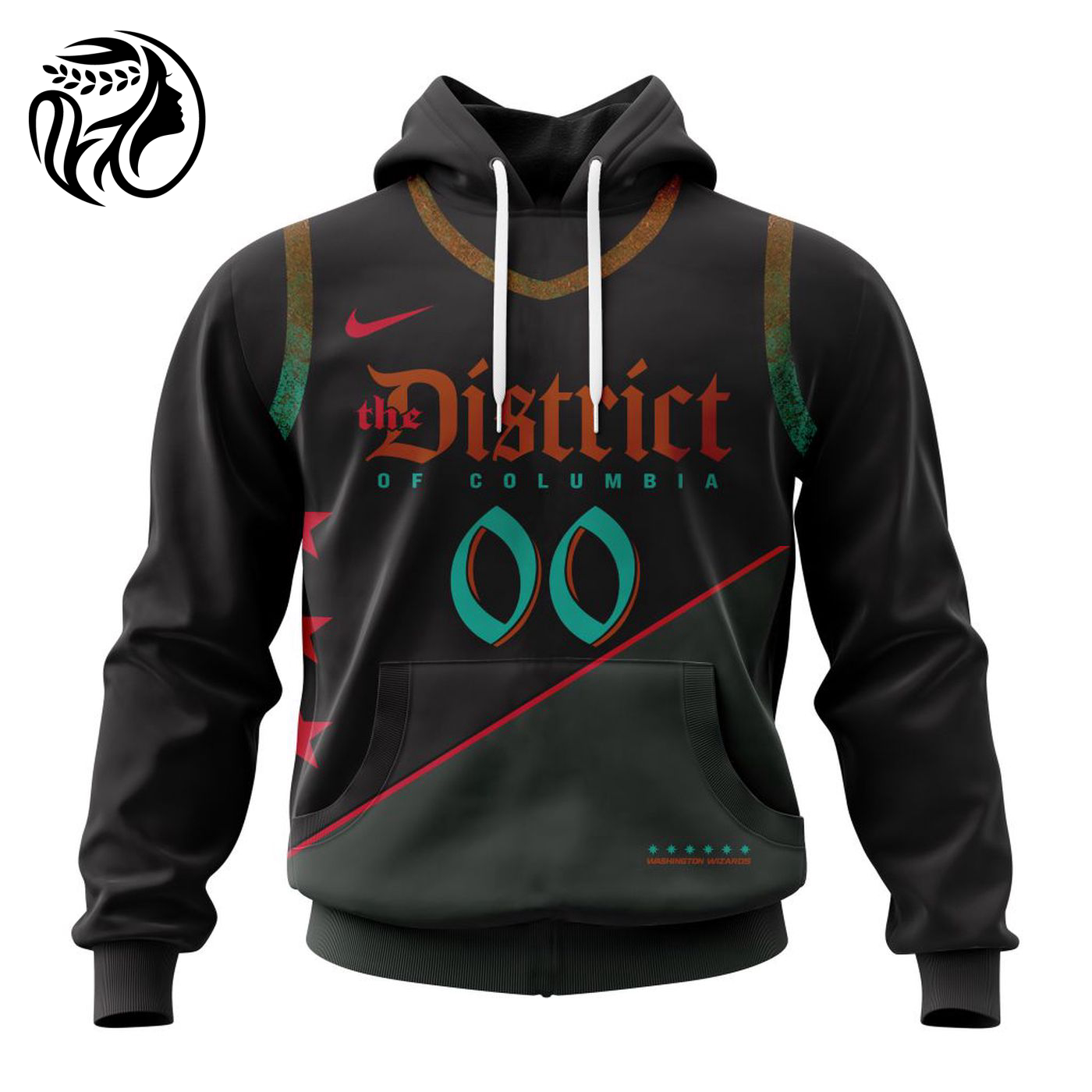 NBA Washington Wizards Personalized City Edition 2024 Kits 3d Printed Hoodie 3d Printed Hoodie