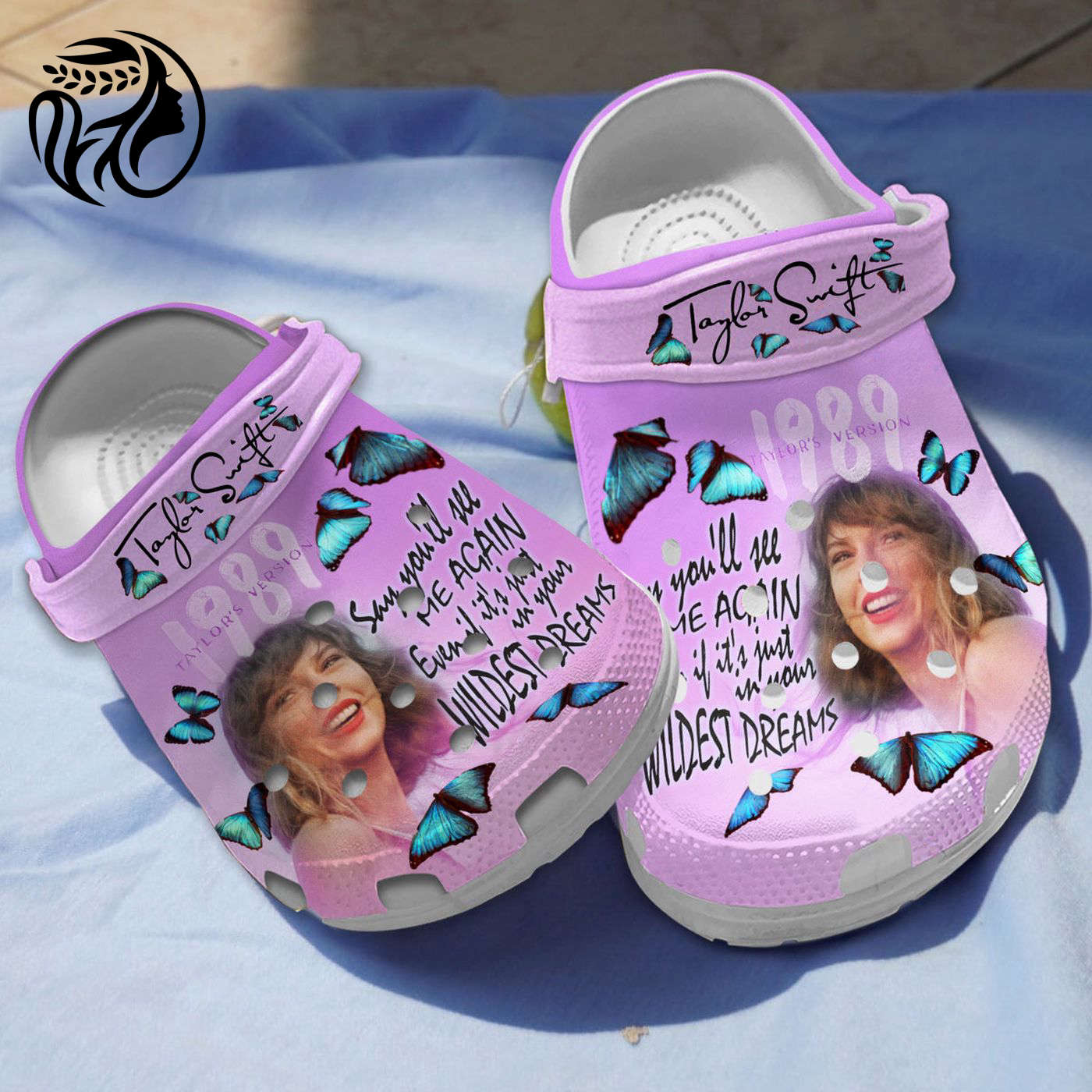 Stylish Taylor Swift Taylor’s Version Purple Clogs Shoes – New Design for Classic Fashionistas
