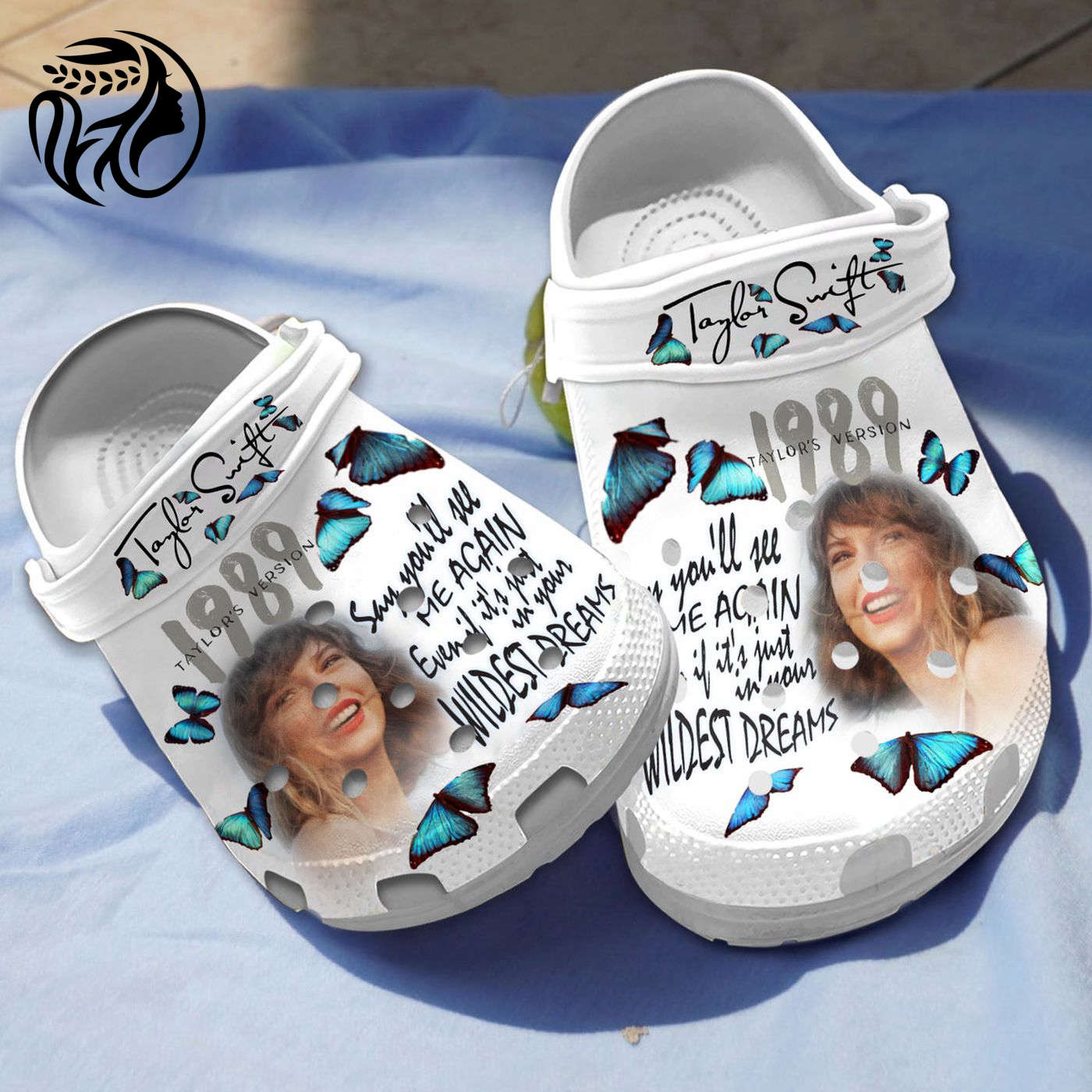 Taylor Swift Taylor’s Version Classic White Clogs Shoes – New Design for Ultimate Style and Comfort