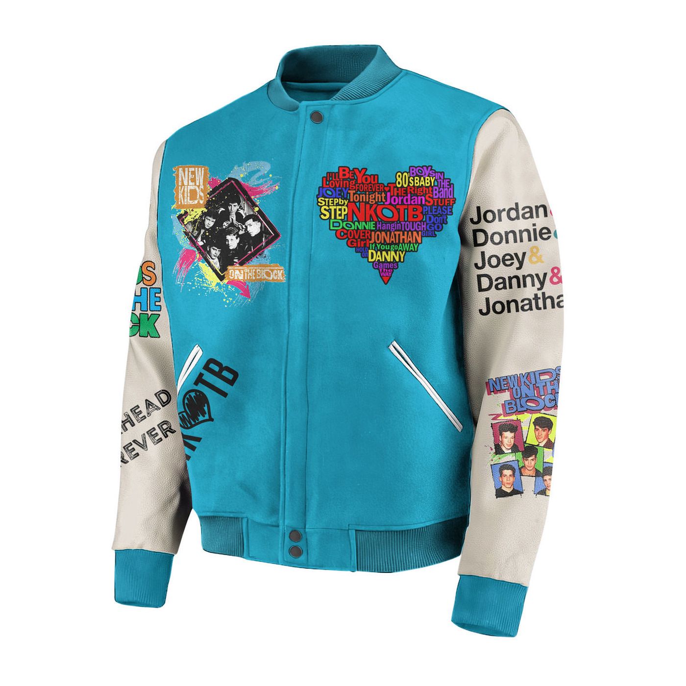 New Kids On The Block New Premium Baseball Jacket Gift For Fan New Kids On The Block New Premium Baseball Jacket Gift For Fan