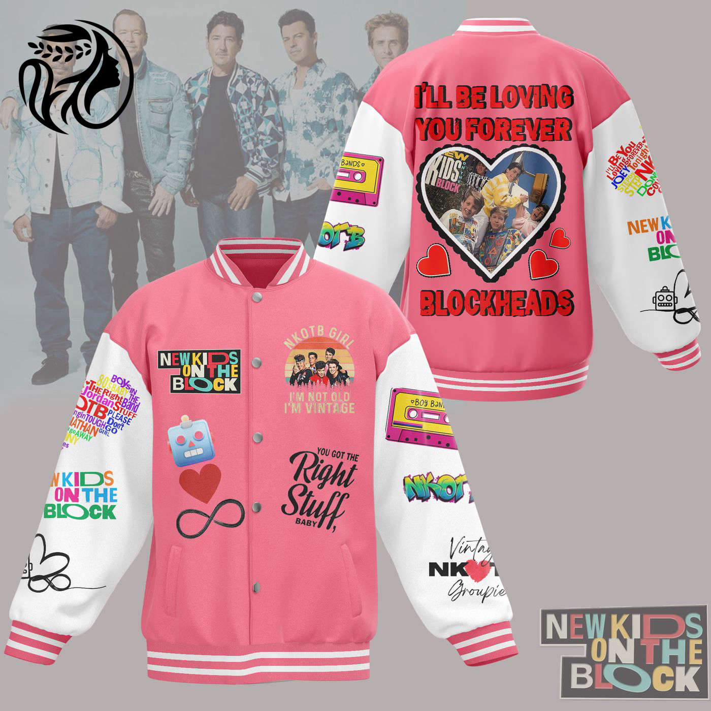 New Kids On The Block New Premium Baseball Jacket Gift For Fan