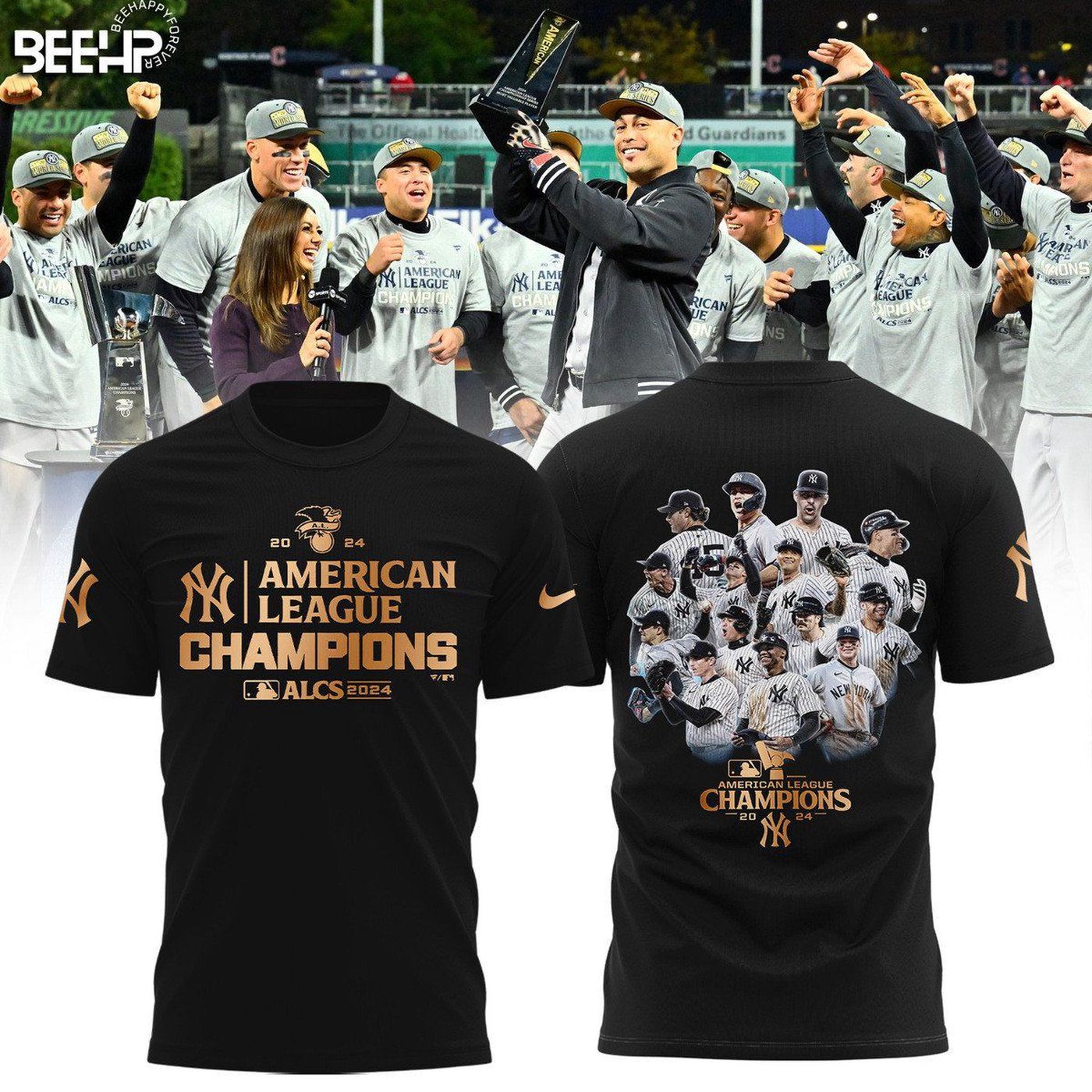 New York Yankees 2024 American League Champions Kits ST2408 3d Printed Hoodie 3d Printed Hoodie