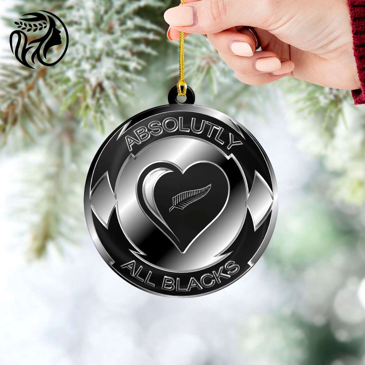 New Zealand x Rugby World Cup 2-Side Printed Acrylic Ornament Gift