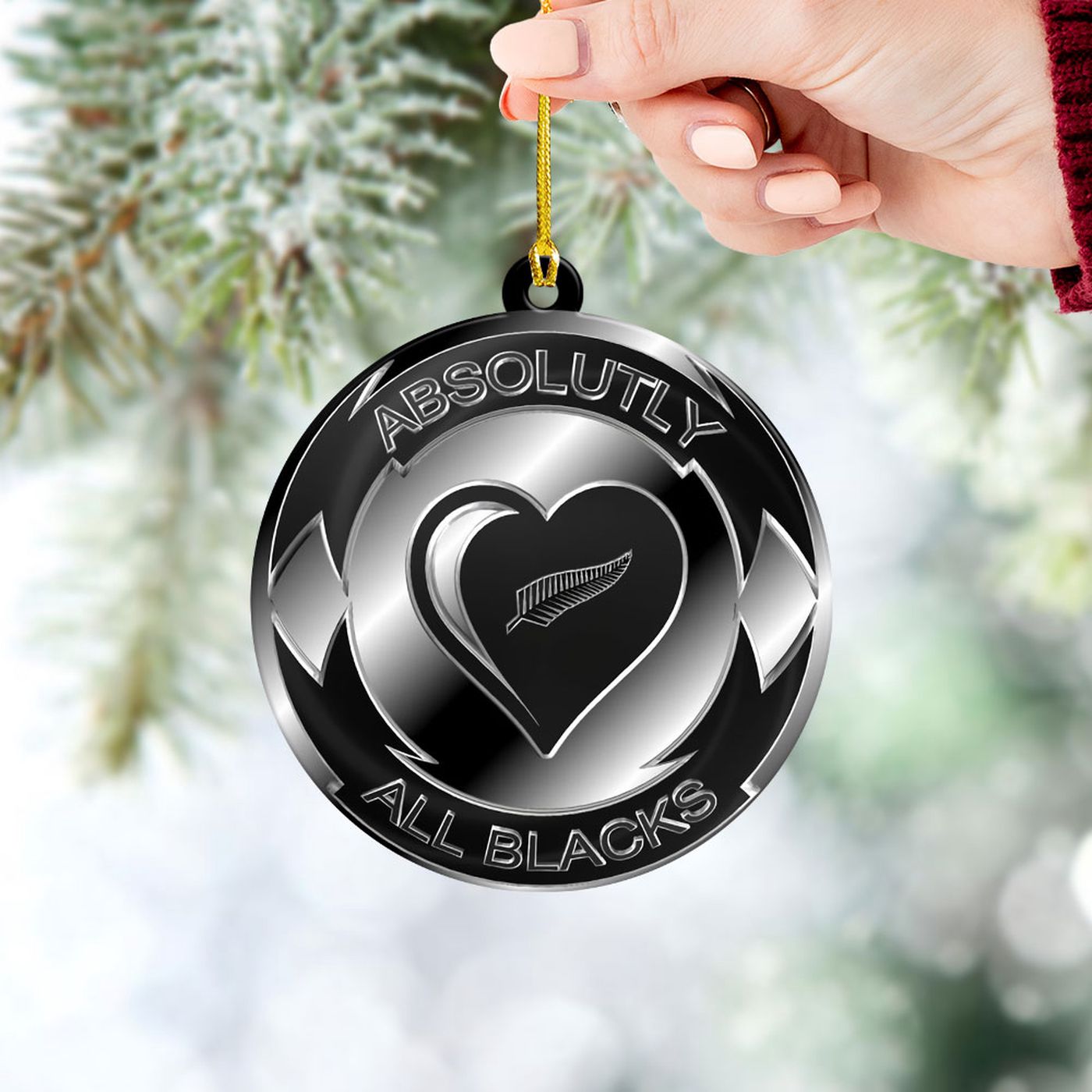 New Zealand x Rugby World Cup 2-Side Printed Acrylic Ornament Gift