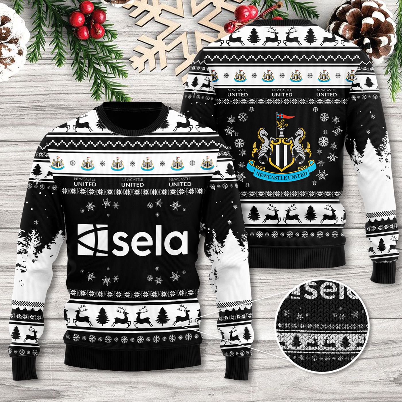 Newcastle United 3D Ugly Sweater – Gift for Women – – Gift for Women for Men Women Christmas Day Newcastle United 3D Ugly Sweater – Gift for Women – – Gift for Women for Men Women Christmas Day