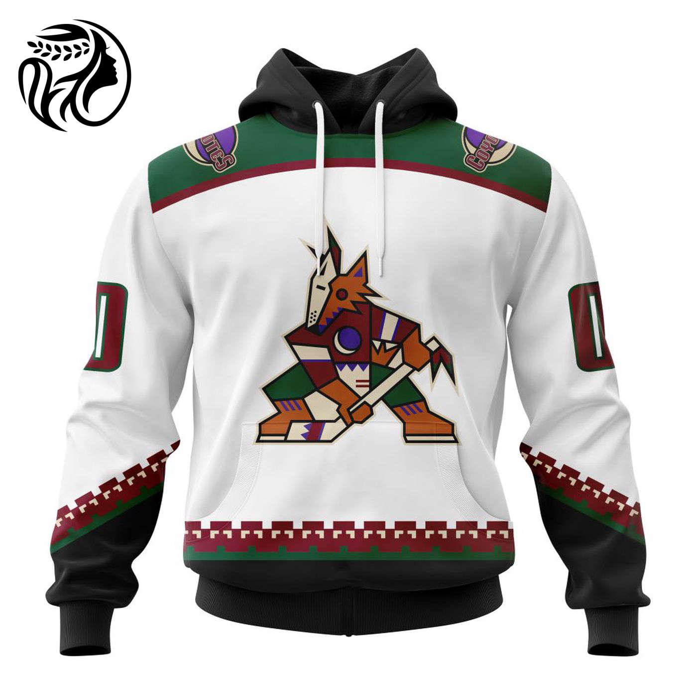 NHL Arizona Coyotes 2023 Away Kits 3d Printed Hoodie 3d Printed Hoodie