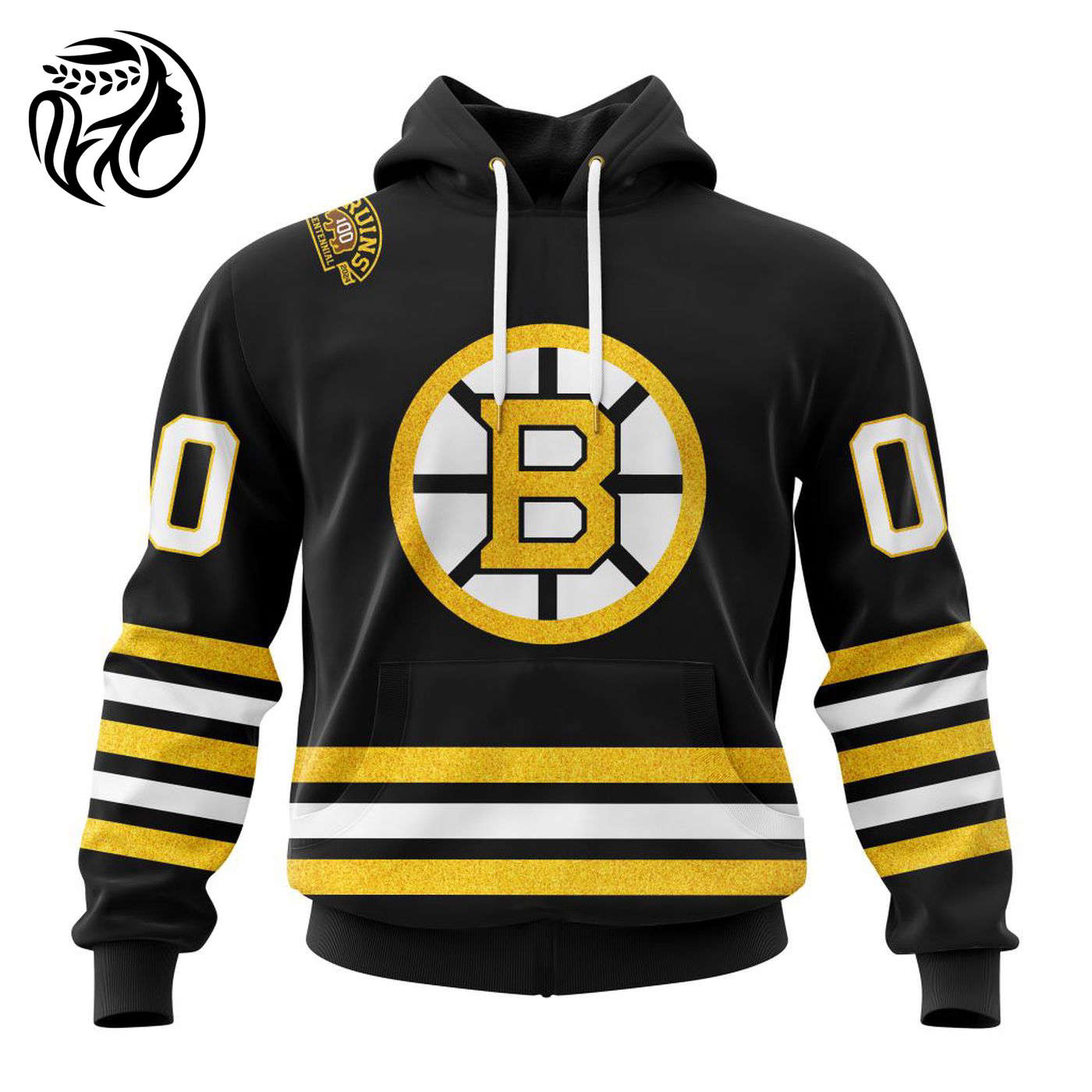 NHL Boston Bruins 2023-2024 Centennial Home Kits 3d Printed Hoodie 3d Printed Hoodie