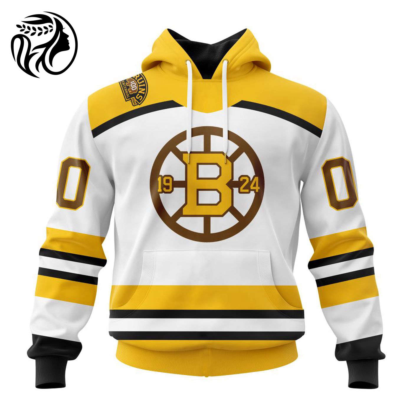 NHL Boston Bruins 2023-2024 Centennial Third Kits 3d Printed Hoodie 3d Printed Hoodie