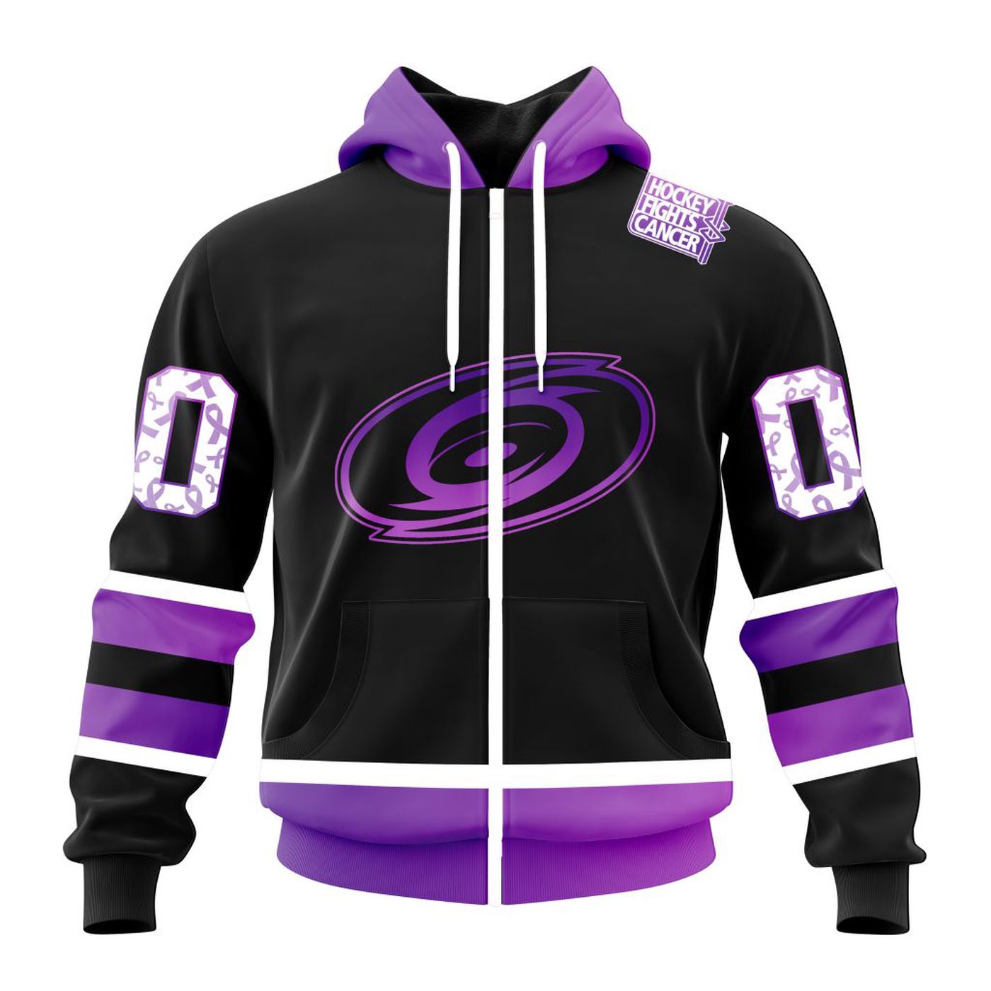 NHL Carolina Hurricanes Special Black Hockey Fights Cancer Kits ST2301 3d Printed Hoodie 3d Printed Hoodie NHL Carolina Hurricanes Special Black Hockey Fights Cancer Kits ST2301 3d Printed Hoodie 3d Printed Hoodie