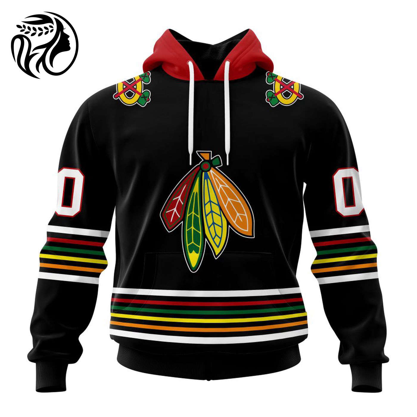 NHL Chicago Blackhawks Personalized Alternate Concepts Kits ST2401 3d Printed Hoodie 3d Printed Hoodie