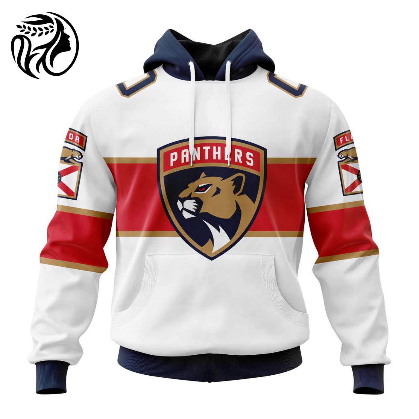 NHL Florida Panthers 2023 Away Kits 3d Printed Hoodie 3d Printed Hoodie