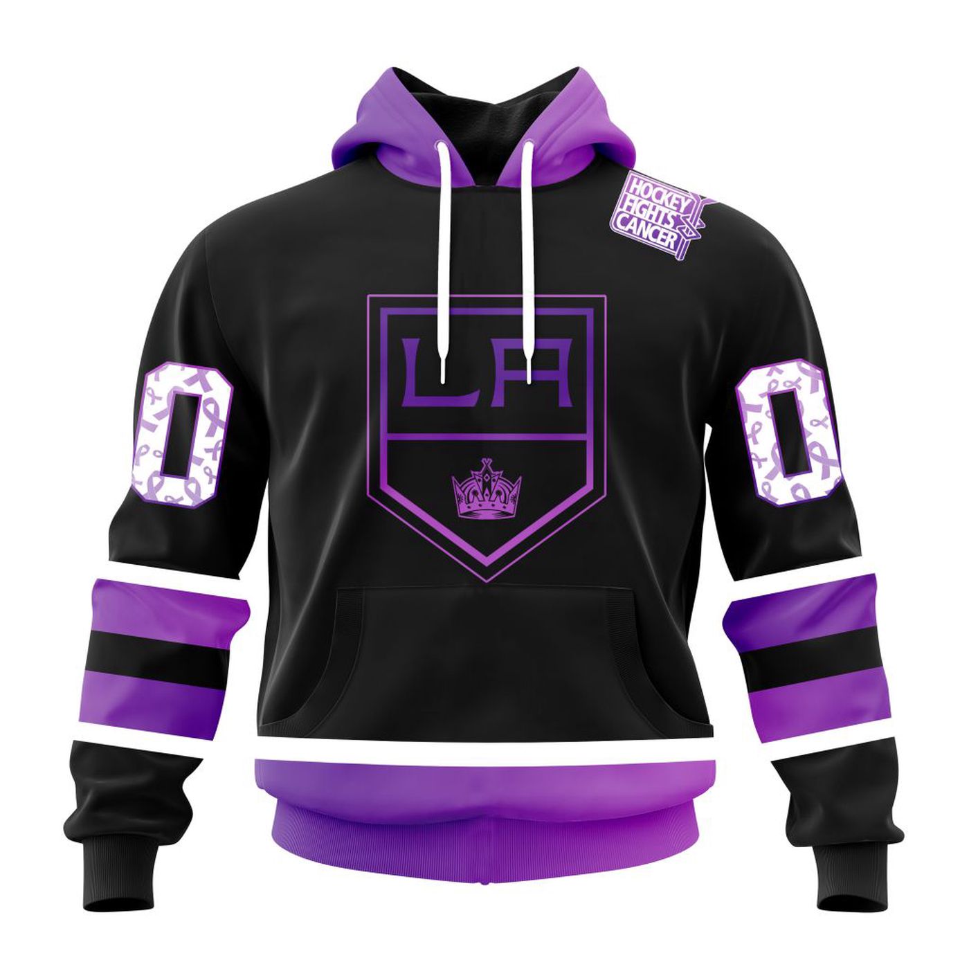 NHL Los Angeles Kings Special Black Hockey Fights Cancer Kits ST2301 3d Printed Hoodie 3d Printed Hoodie NHL Los Angeles Kings Special Black Hockey Fights Cancer Kits ST2301 3d Printed Hoodie 3d Printed Hoodie