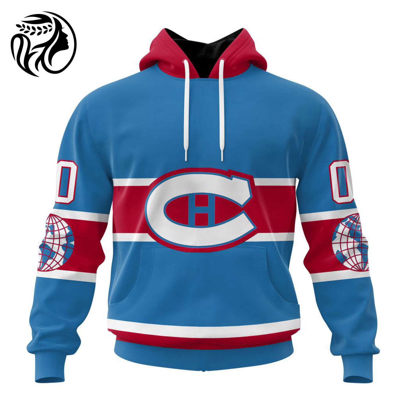 NHL Montreal Canadiens Personalized Alternate Concepts Kits ST2401 3d Printed Hoodie 3d Printed Hoodie