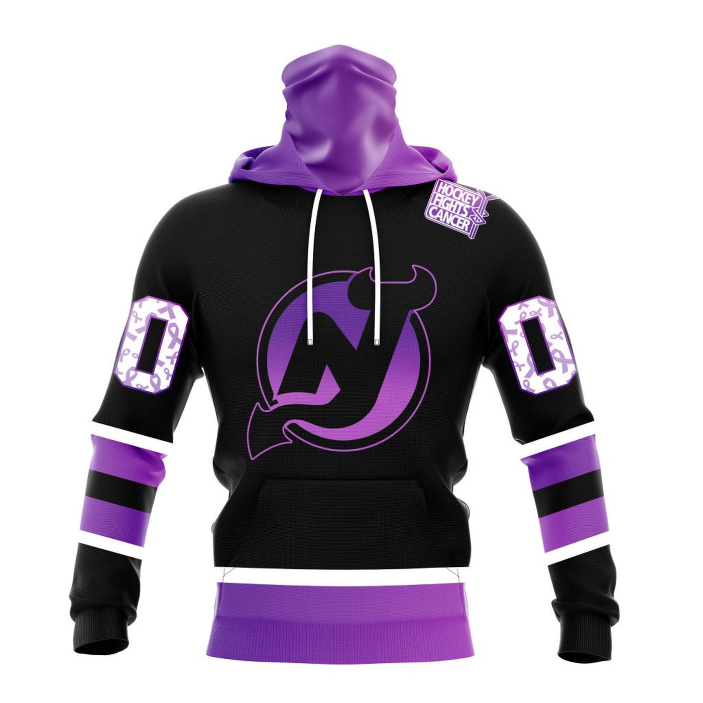 NHL New Jersey Devils Special Black Hockey Fights Cancer Kits ST2301 3d Printed Hoodie 3d Printed Hoodie NHL New Jersey Devils Special Black Hockey Fights Cancer Kits ST2301 3d Printed Hoodie 3d Printed Hoodie