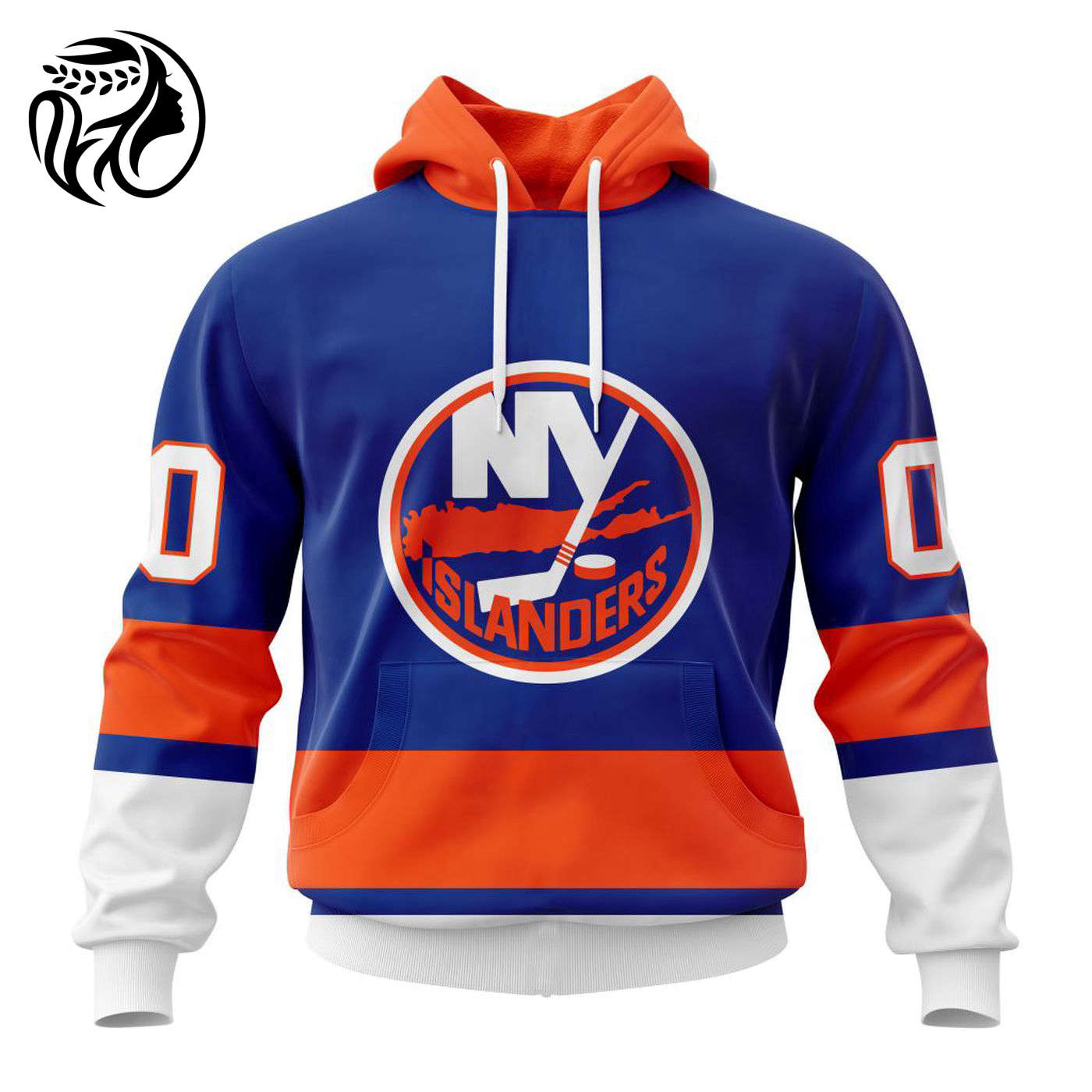 NHL New York Islanders Personalized 2023 Home Kits 3d Printed Hoodie 3d Printed Hoodie