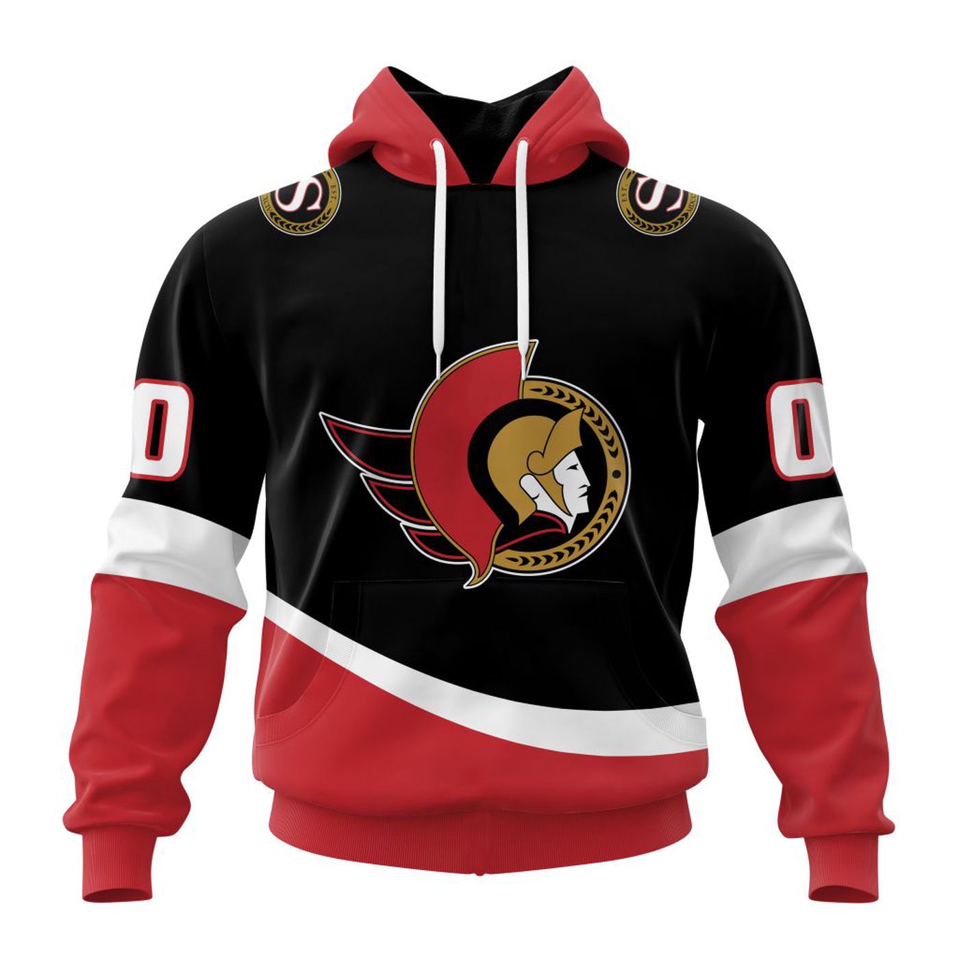 NHL Ottawa Senators Personalized Alternate Concepts Kits ST2401 3d Printed Hoodie 3d Printed Hoodie