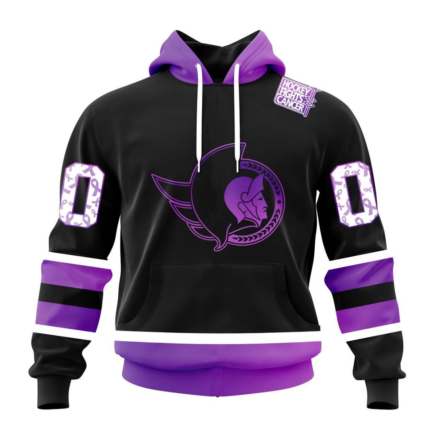 NHL Ottawa Senators Special Black Hockey Fights Cancer Kits ST2301 3d Printed Hoodie 3d Printed Hoodie NHL Ottawa Senators Special Black Hockey Fights Cancer Kits ST2301 3d Printed Hoodie 3d Printed Hoodie
