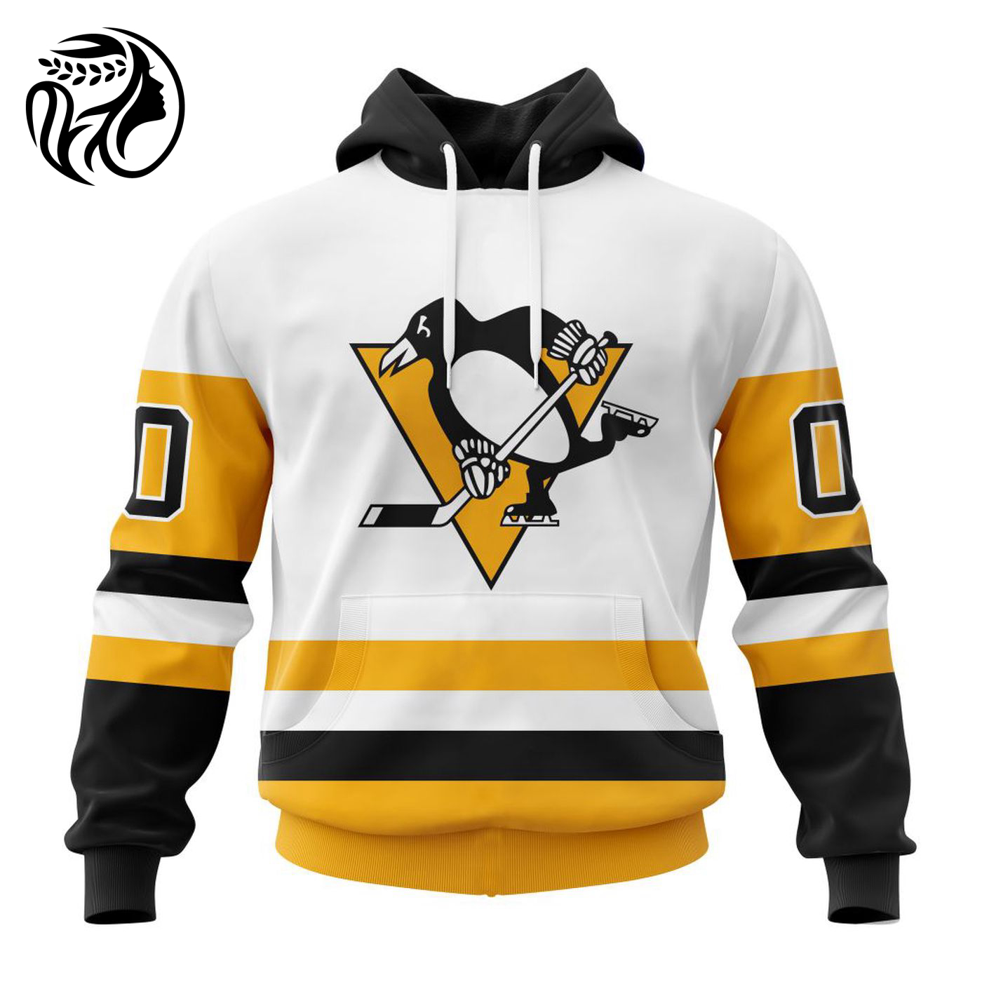 NHL Pittsburgh Penguins Personalized 2023 Away Kits 3d Printed Hoodie 3d Printed Hoodie