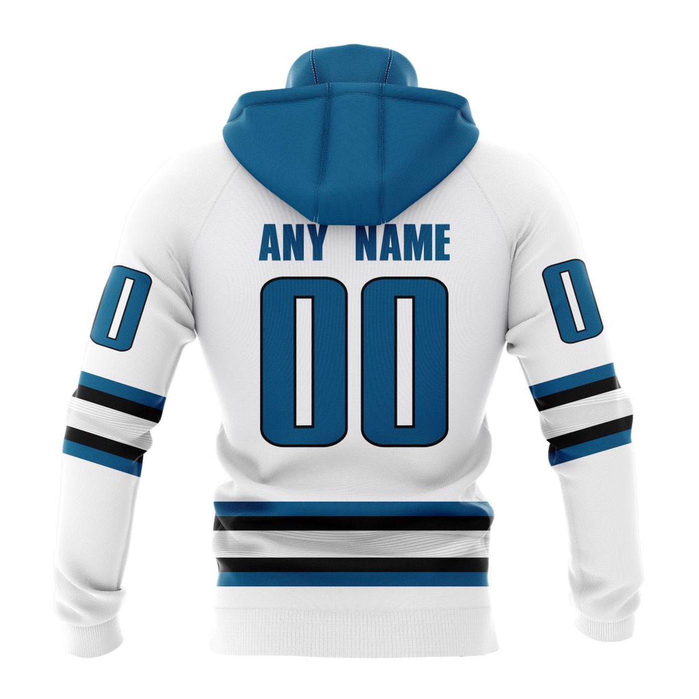 NHL San Jose Sharks Personalized 2023 Away Kits 3d Printed Hoodie 3d Printed Hoodie