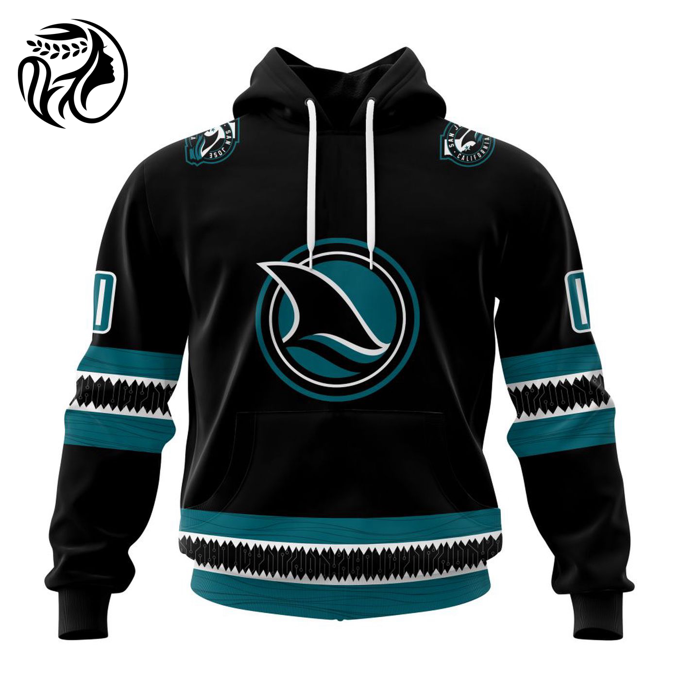 NHL San Jose Sharks Personalized Alternate Concepts Kits ST2401 3d Printed Hoodie 3d Printed Hoodie