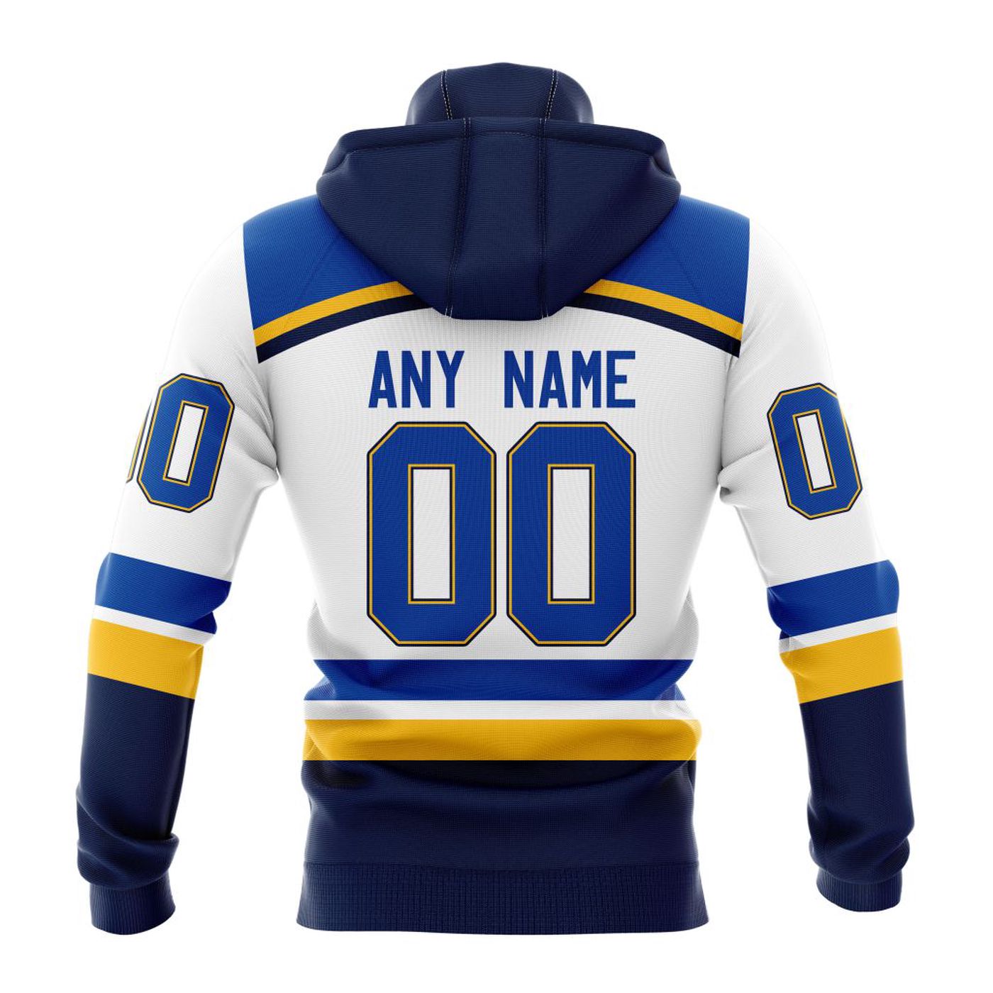 NHL St. Louis Blues Personalized 2023 Away Kits 3d Printed Hoodie 3d Printed Hoodie