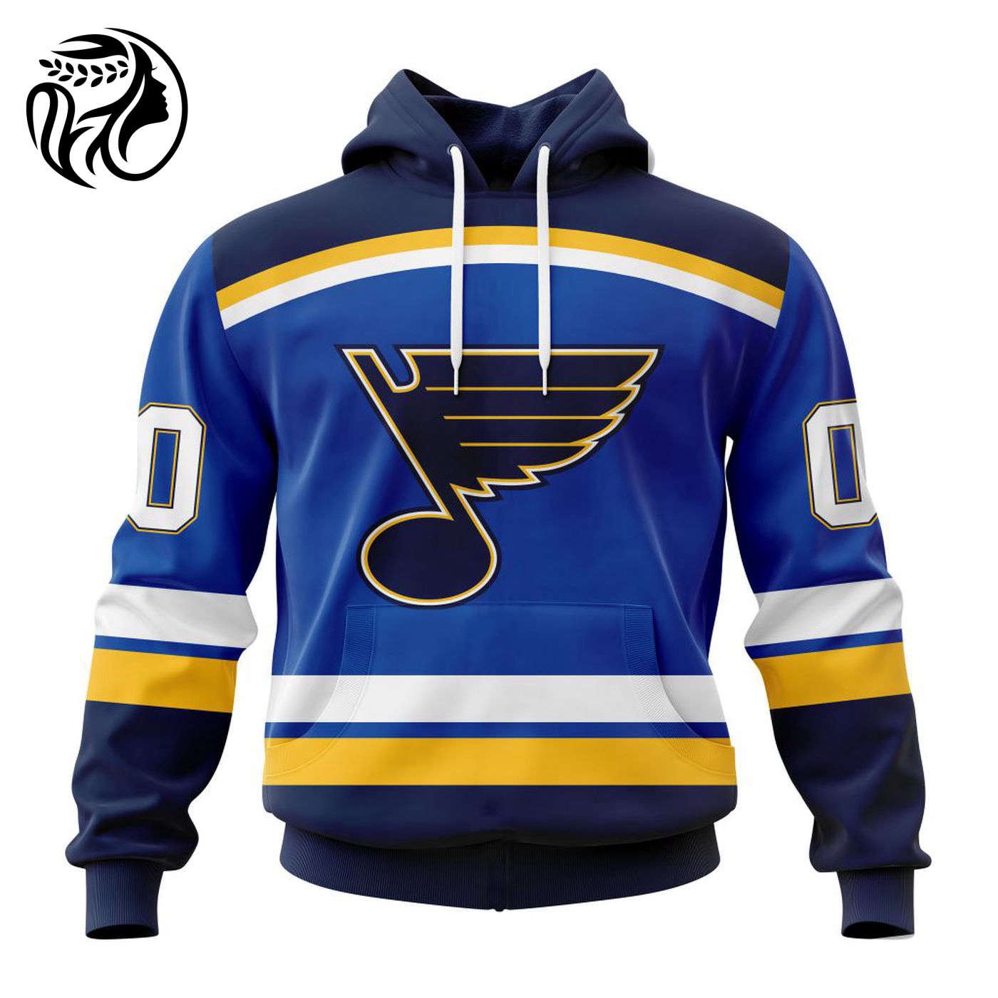NHL St. Louis Blues Personalized 2023 Home Kits 3d Printed Hoodie 3d Printed Hoodie