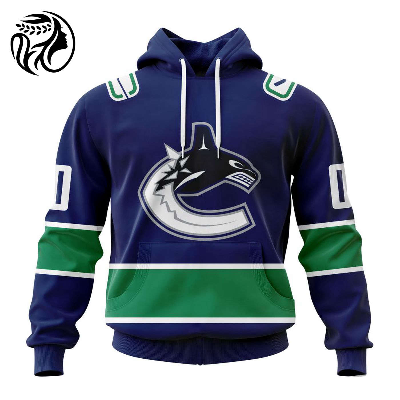 NHL Vancouver Canucks Personalized 2023 Home Kits 3d Printed Hoodie 3d Printed Hoodie