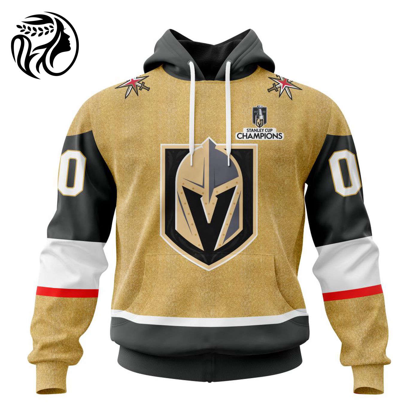 NHL Vegas Golden Knights Personalized 2023 Home Kits 3d Printed Hoodie 3d Printed Hoodie