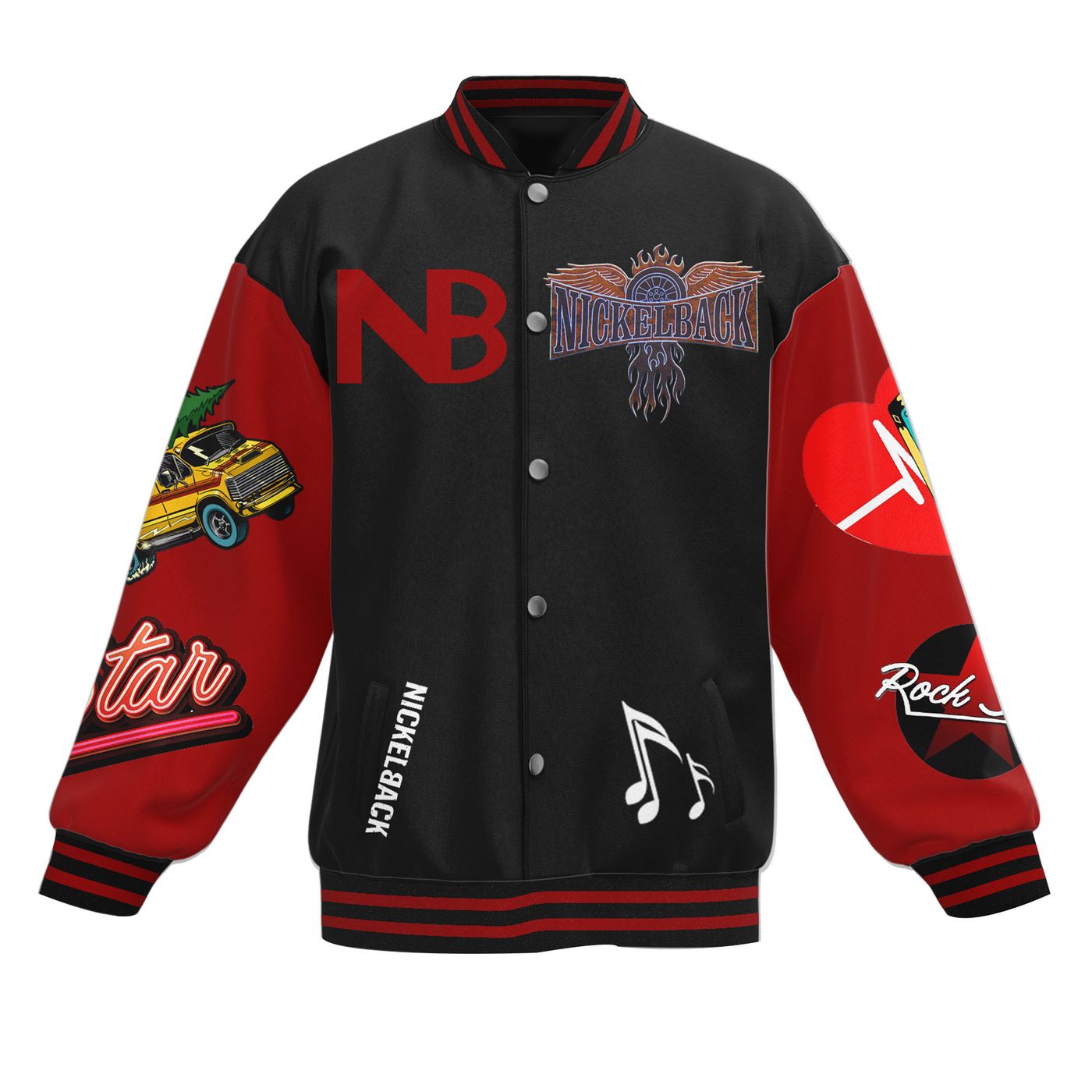 Nickelback New Premium Baseball Jacket Gift For Fan