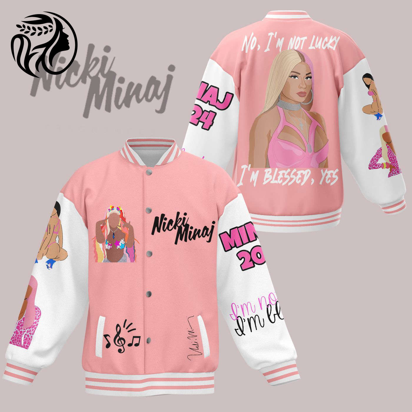 Nicki Minaj New Premium Baseball Jacket Gift For Fan