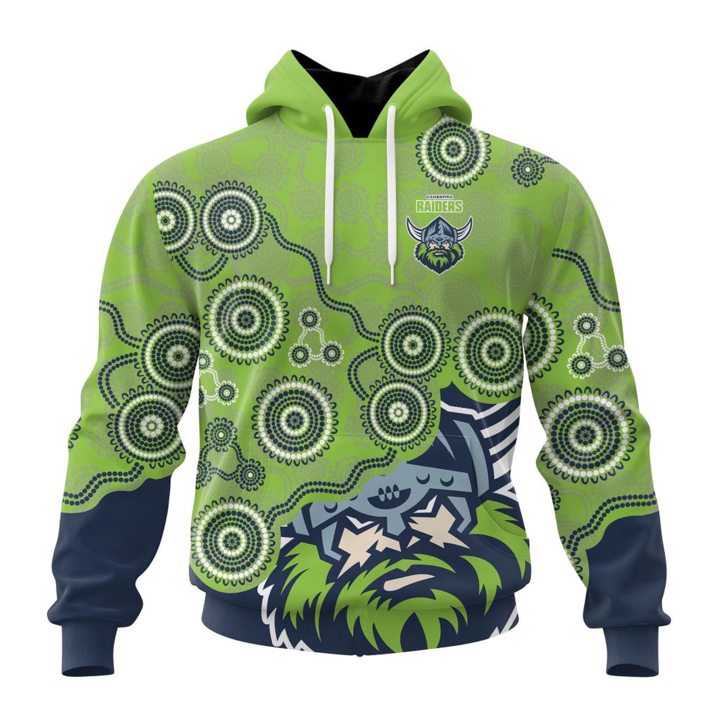 NRL Canberra Raiders Special Indigenous Design Kits ST2403 3d Printed Hoodie 3d Printed Hoodie