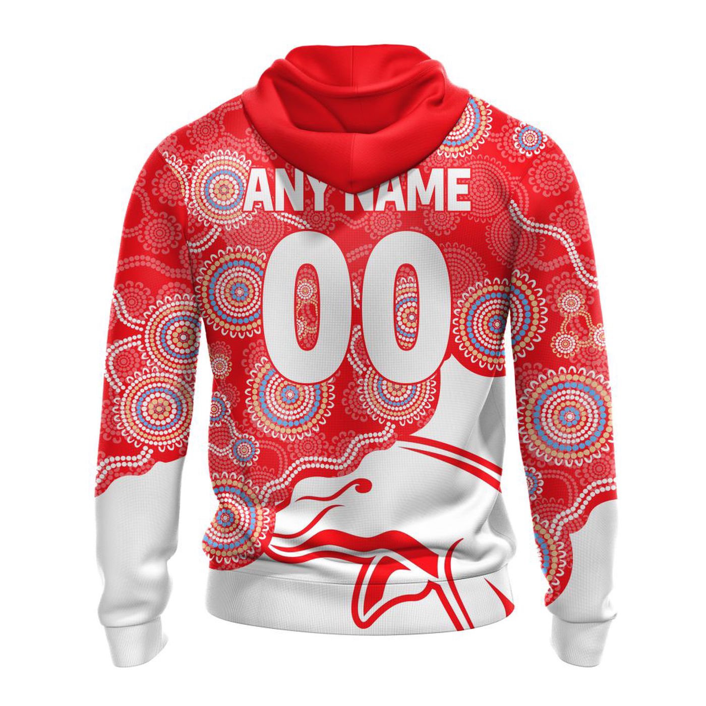 NRL Dolphins Special Indigenous Design Kits ST2403 3d Printed Hoodie 3d Printed Hoodie