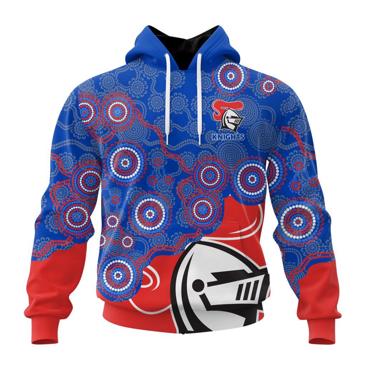 NRL Newcastle Knights Special Indigenous Design Kits ST2403 3d Printed Hoodie 3d Printed Hoodie