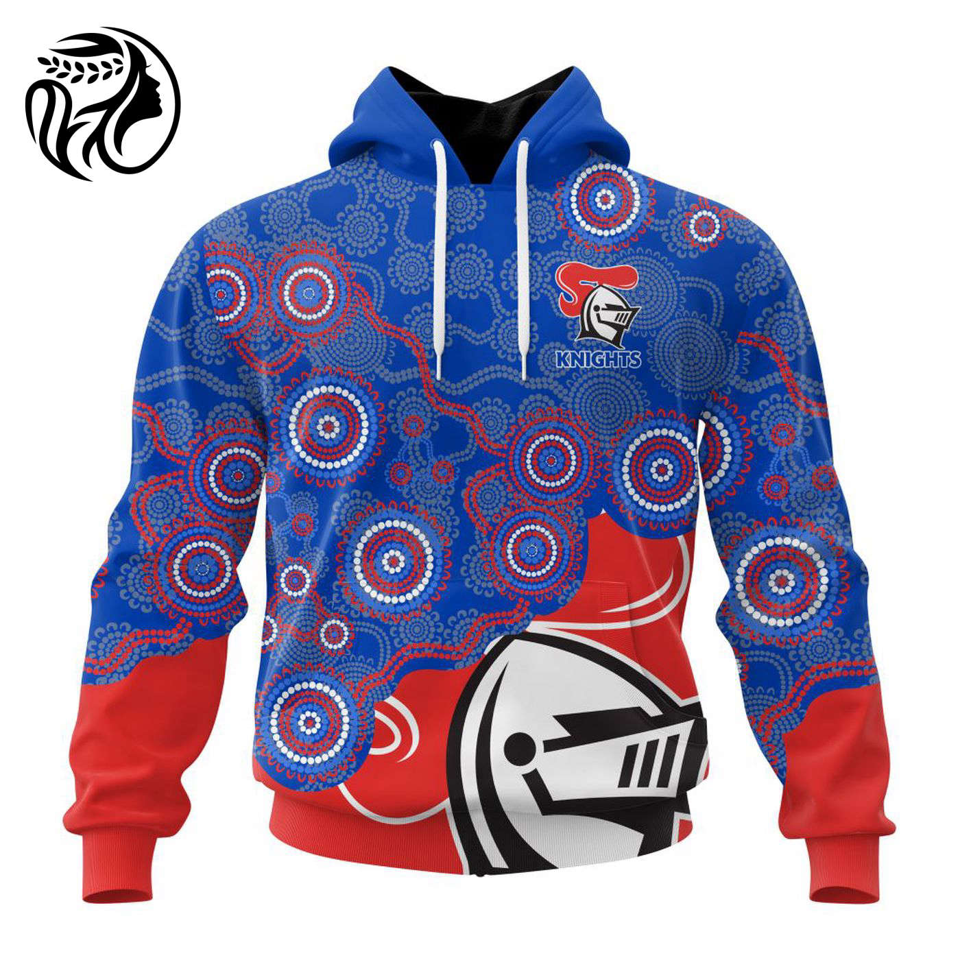 NRL Newcastle Knights Special Indigenous Design Kits ST2403 3d Printed Hoodie 3d Printed Hoodie