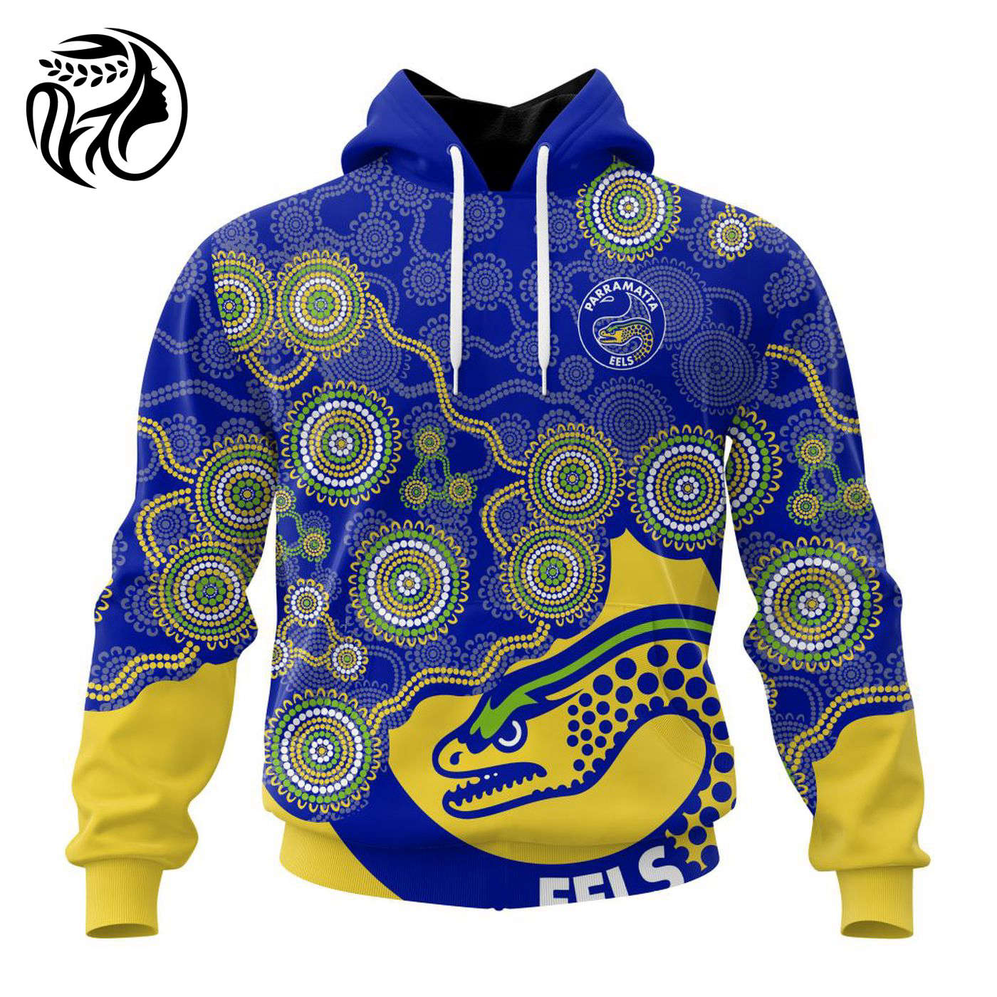NRL Parramatta Eels Special Indigenous Design Kits ST2403 3d Printed Hoodie 3d Printed Hoodie