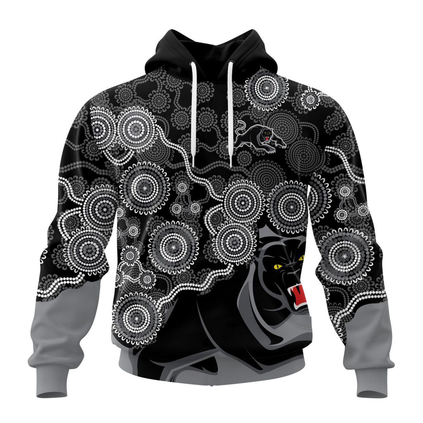 NRL Penrith Panthers Special Indigenous Design Kits ST2403 3d Printed Hoodie 3d Printed Hoodie