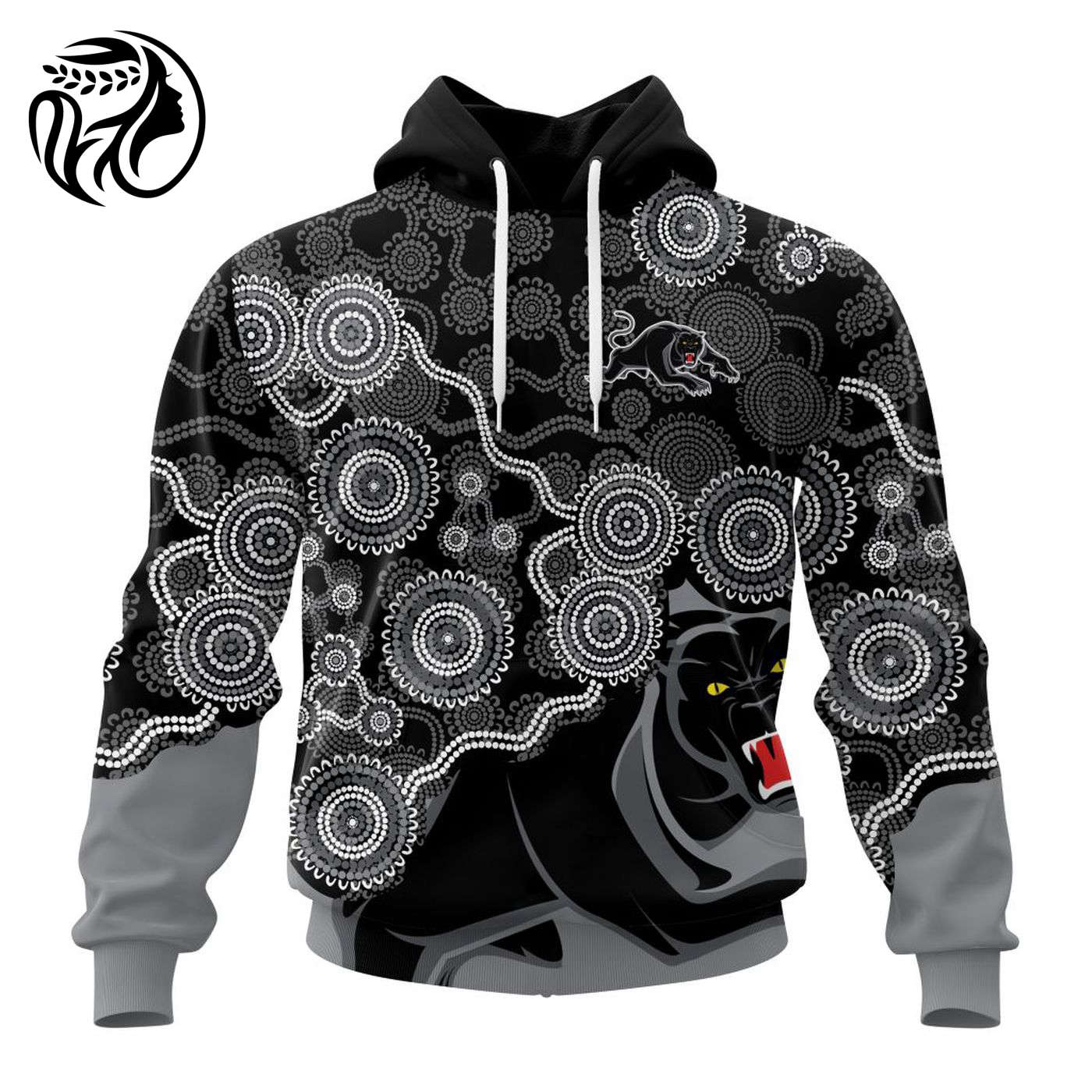 NRL Penrith Panthers Special Indigenous Design Kits ST2403 3d Printed Hoodie 3d Printed Hoodie