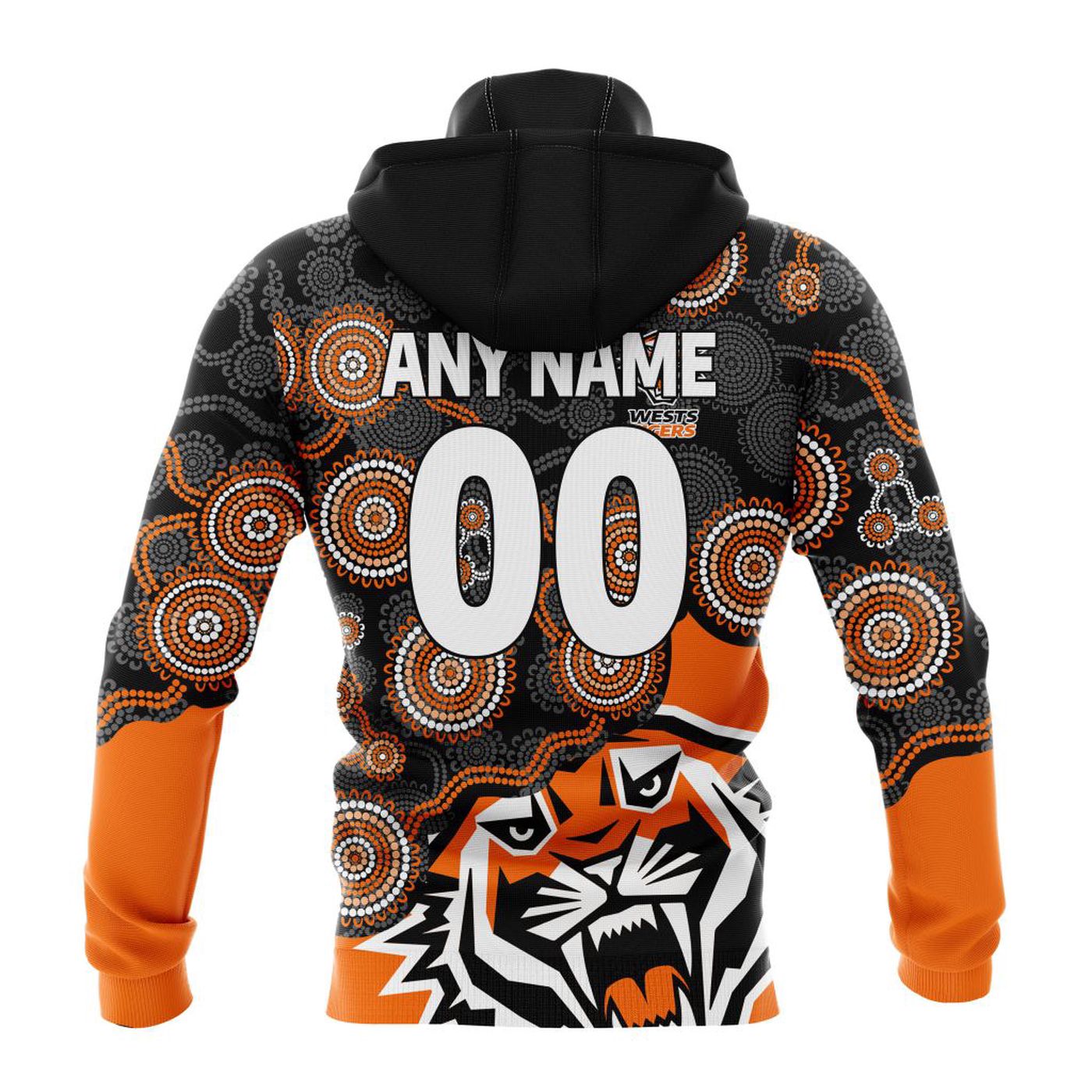 NRL Wests Tigers Special Indigenous Design Kits ST2403 3d Printed Hoodie 3d Printed Hoodie