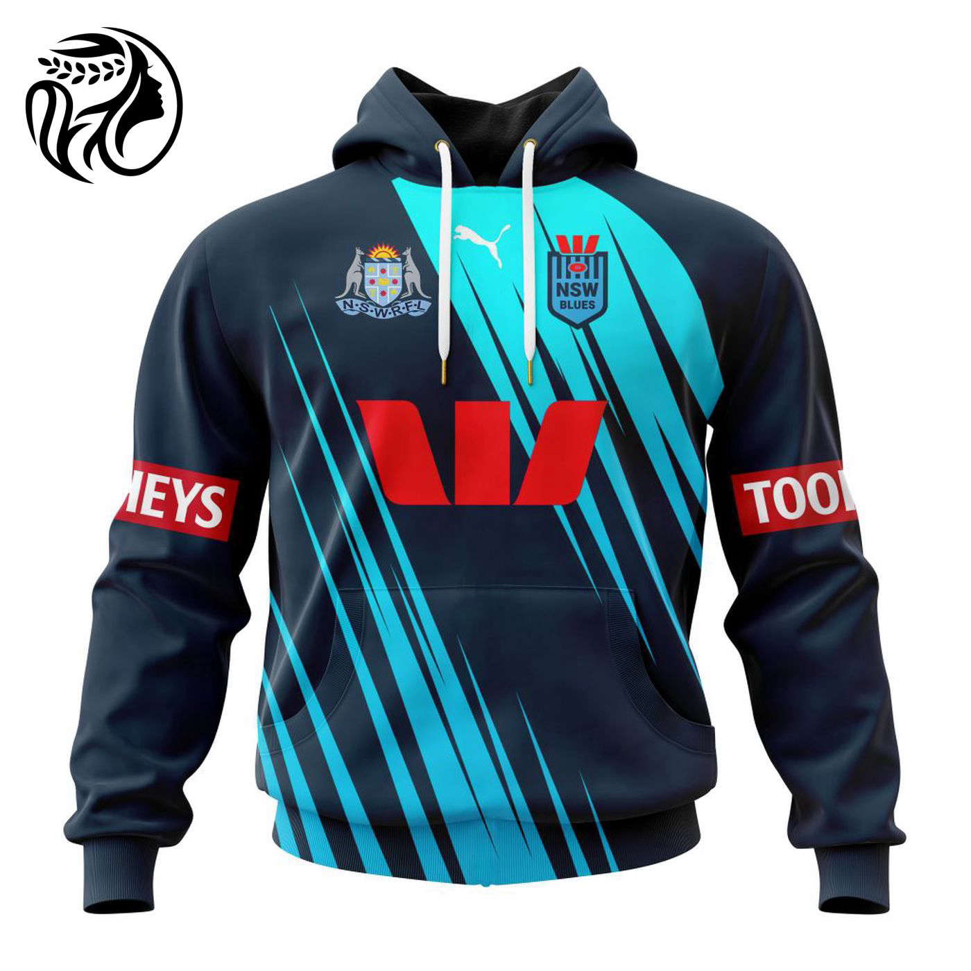 NSW Blues State Of Origin Personalized 2024 Captains Run Kits 3d Printed Hoodie 3d Printed Hoodie