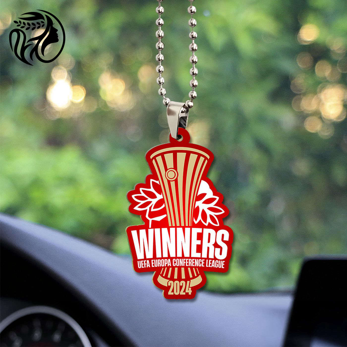 Olympiakos F.C. Custom Shape-sided Acrylic Car Ornament Gift