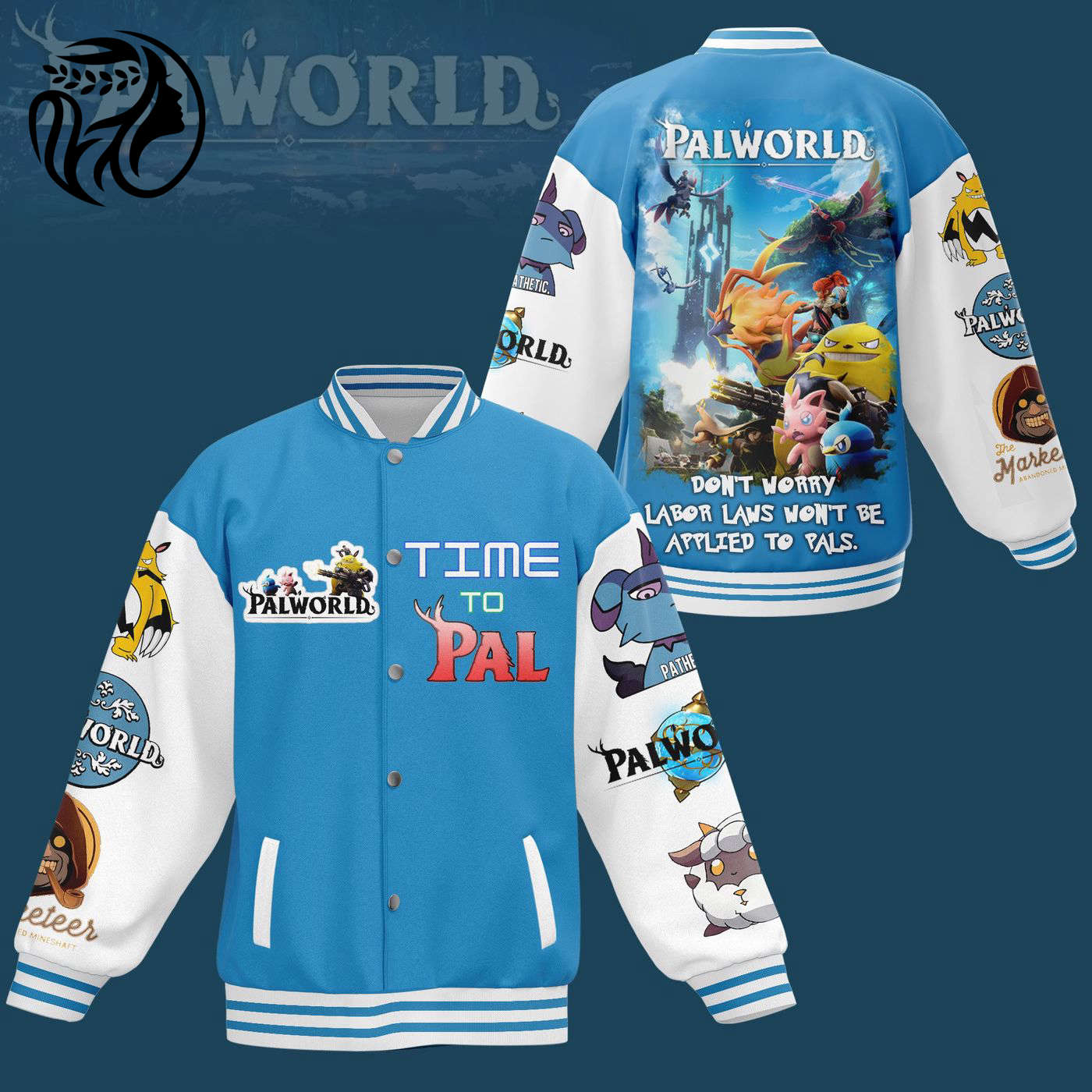 Palworld New Premium Baseball Jacket Gift For Fan