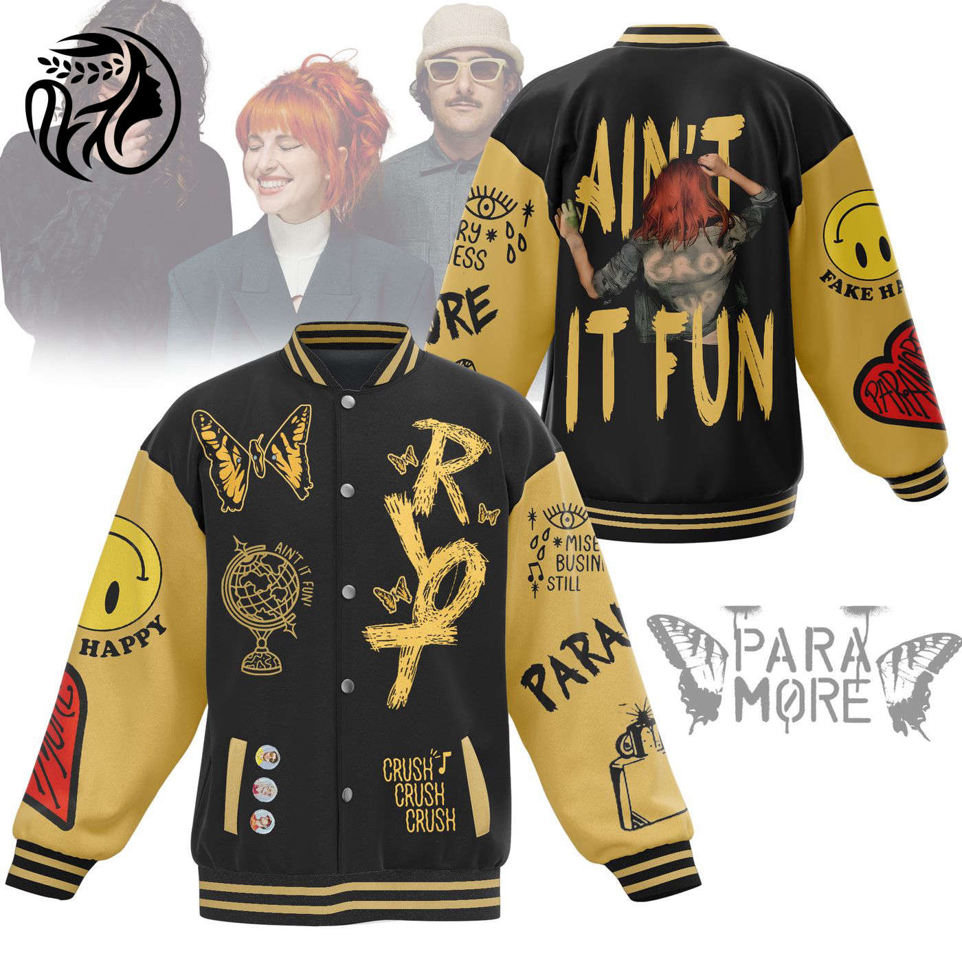 Paramore New Premium Baseball Jacket Gift For Fan