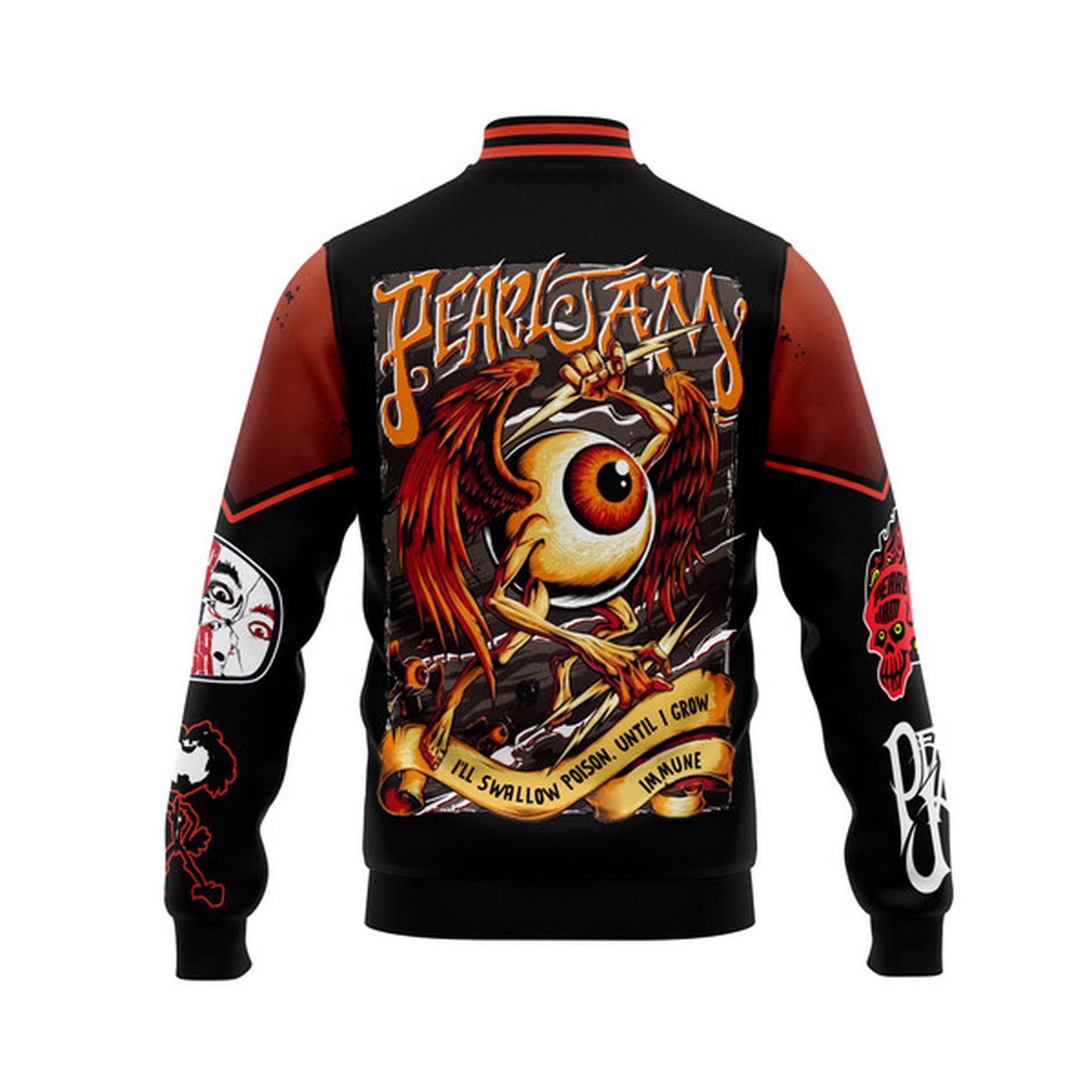 Pearl Jam New Premium Baseball Jacket Gift For Fan Pearl Jam New Premium Baseball Jacket Gift For Fan