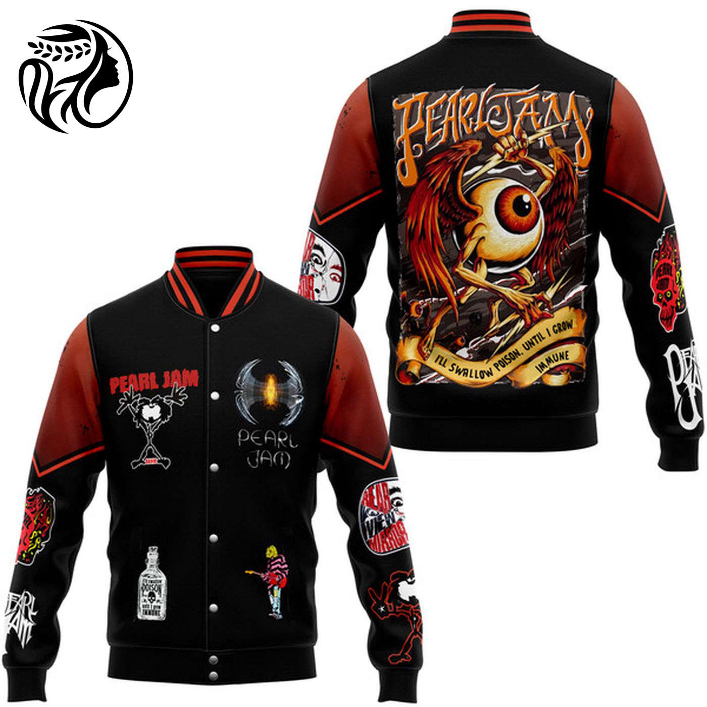 Pearl Jam New Premium Baseball Jacket Gift For Fan