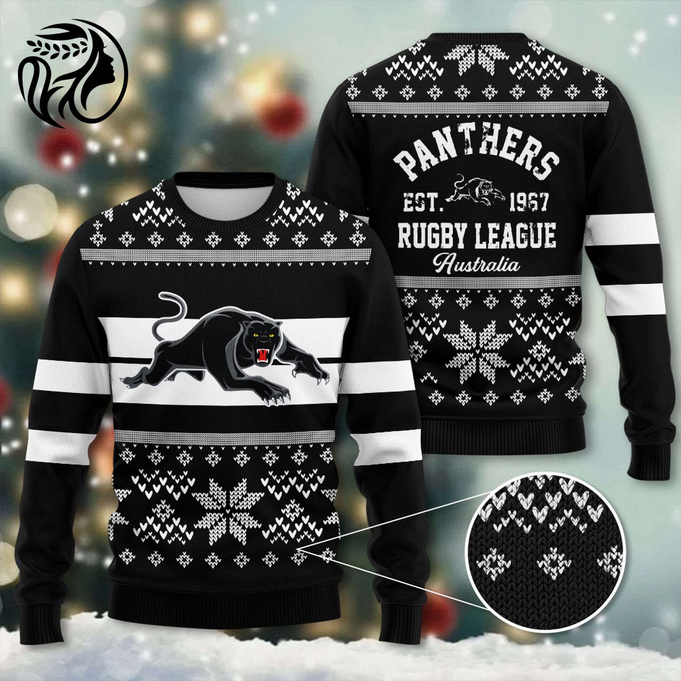 Penrith Panthers 3D Ugly Sweater Gift – Gift for Men Women Christmas Day
