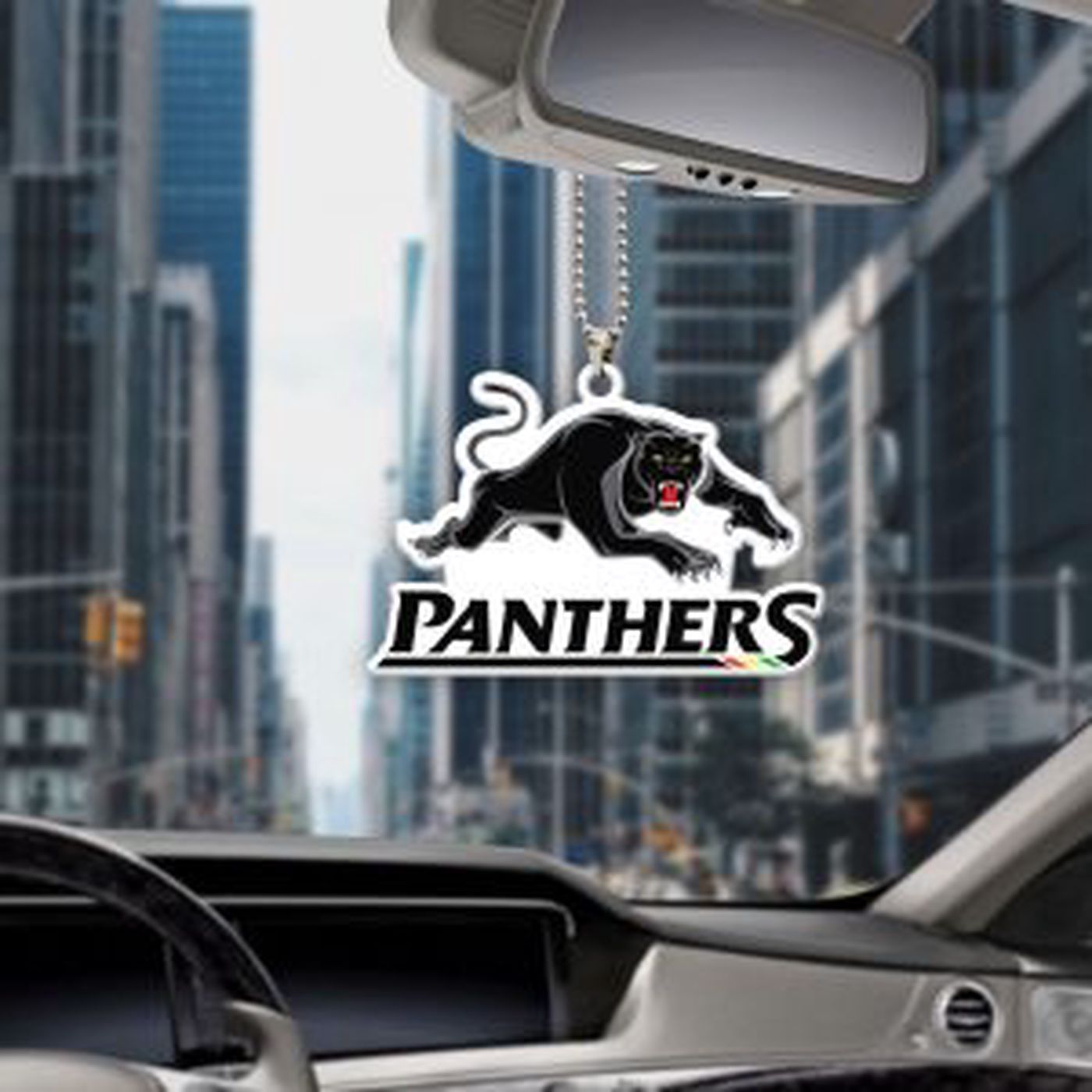 Penrith Panthers Custom shape-sided Acrylic Car Ornament Gift Penrith Panthers Custom shape-sided Acrylic Car Ornament Gift
